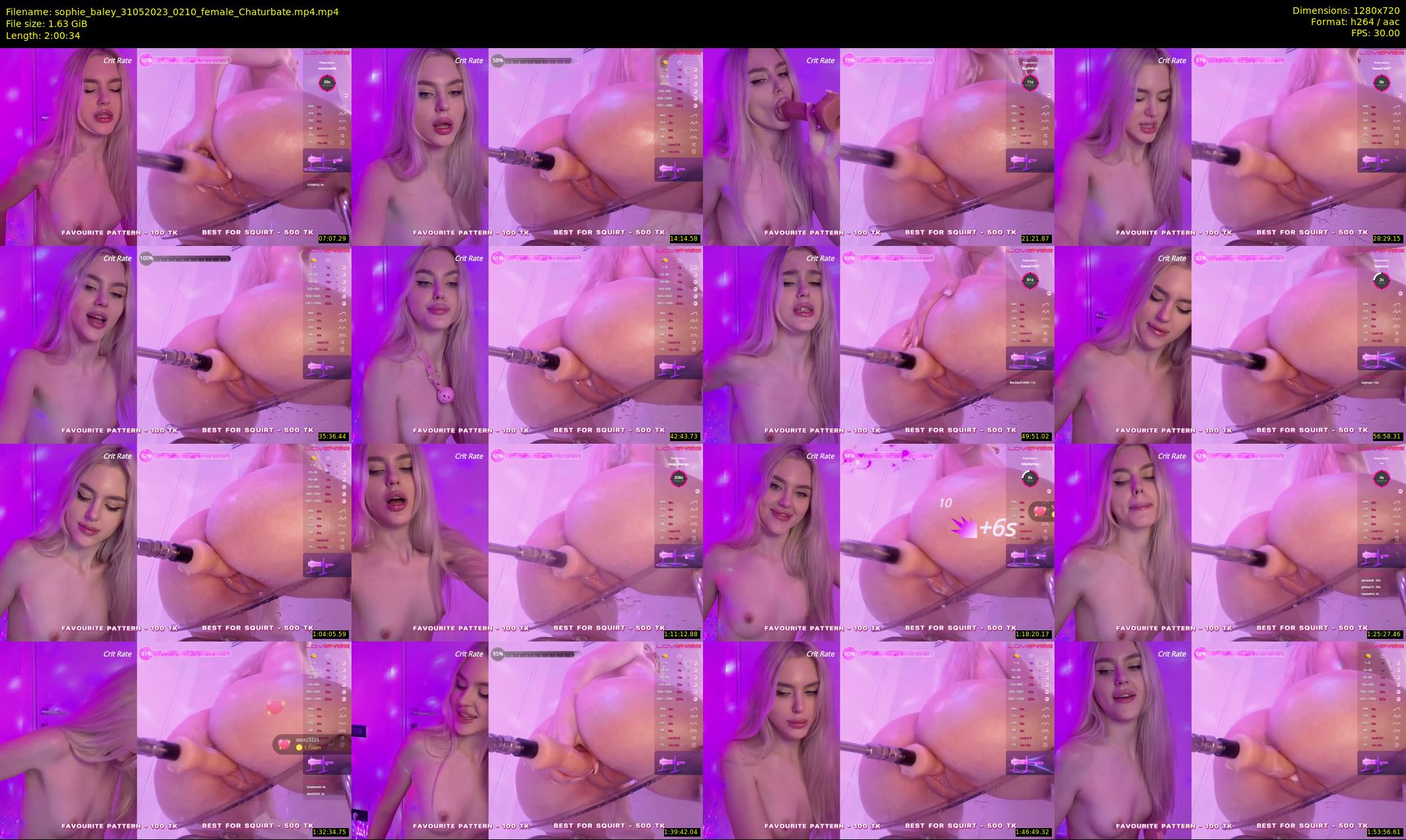 sophie_baley — 121 minute Chaturbate female cam show recording, 720p, May 31, 2023