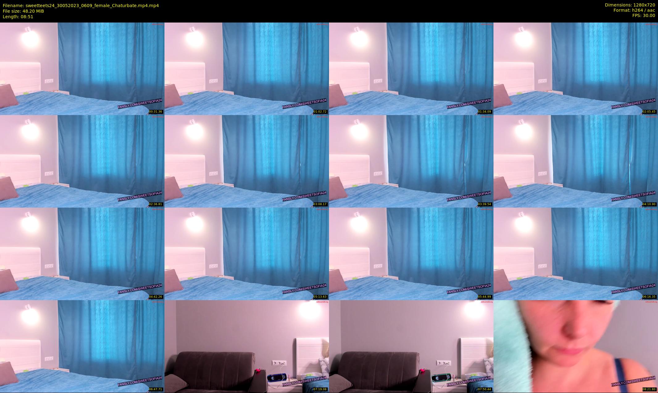 sweetteets24 — 9 minute Chaturbate female cam show recording, 720p, May 30, 2023