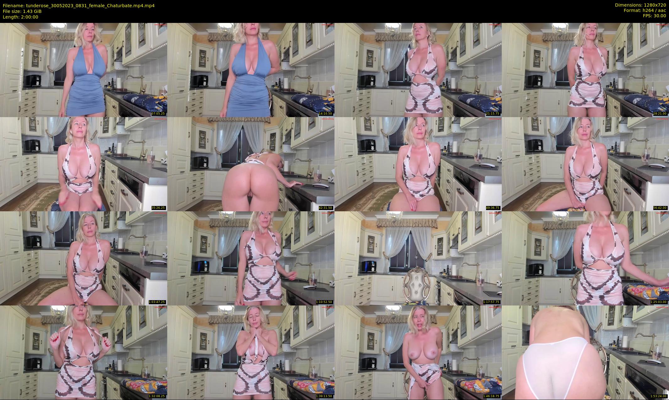 tunderose — 120 minute Chaturbate female cam show recording, 720p, May 30, 2023