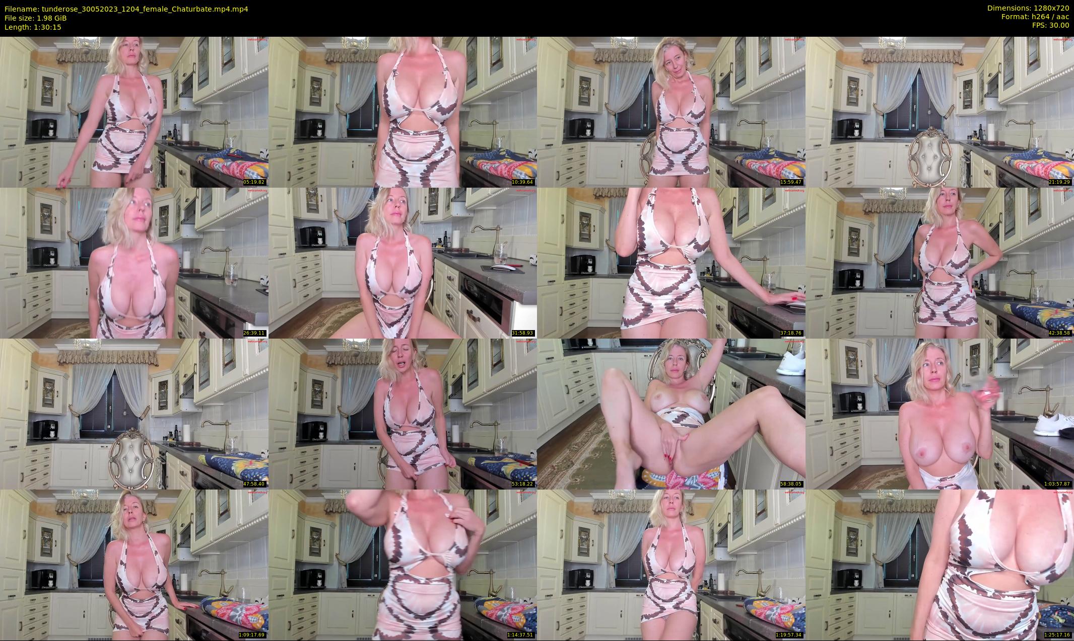 tunderose — 91 minute Chaturbate female cam show recording, 720p, May 30, 2023