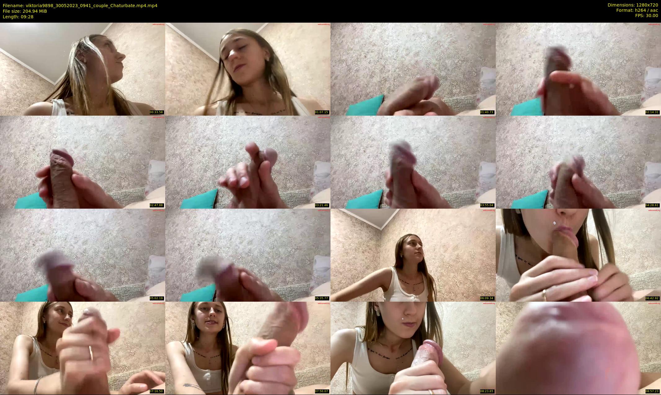 viktoria9898 — 10 minute Chaturbate couple cam show recording, 720p, May 30, 2023