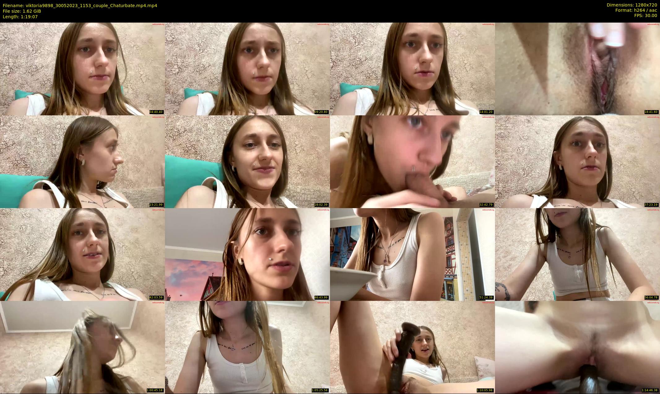 viktoria9898 — 80 minute Chaturbate couple cam show recording, 720p, May 30, 2023