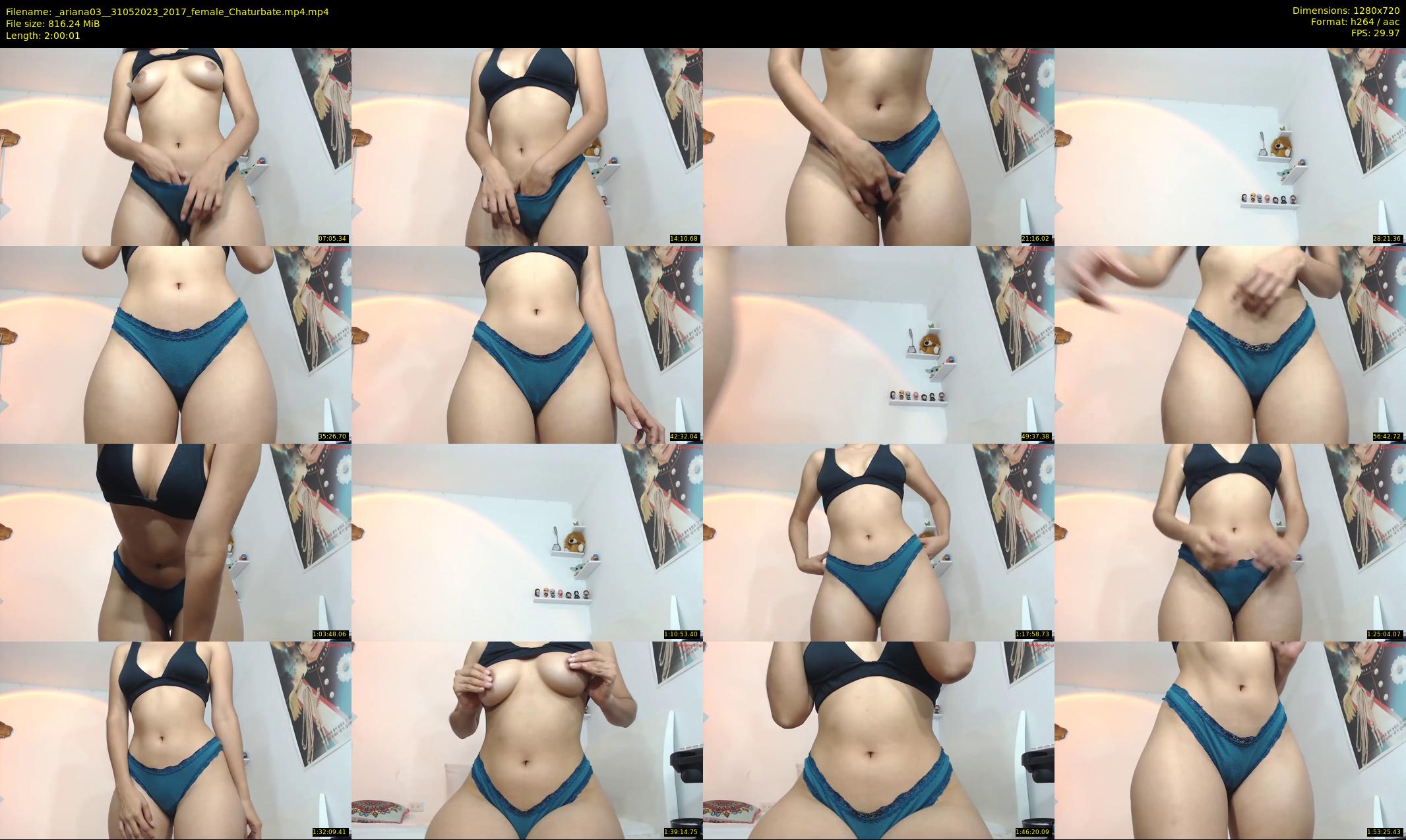 _ariana03_ — 121 minute Chaturbate female cam show recording, 720p, May 31, 2023