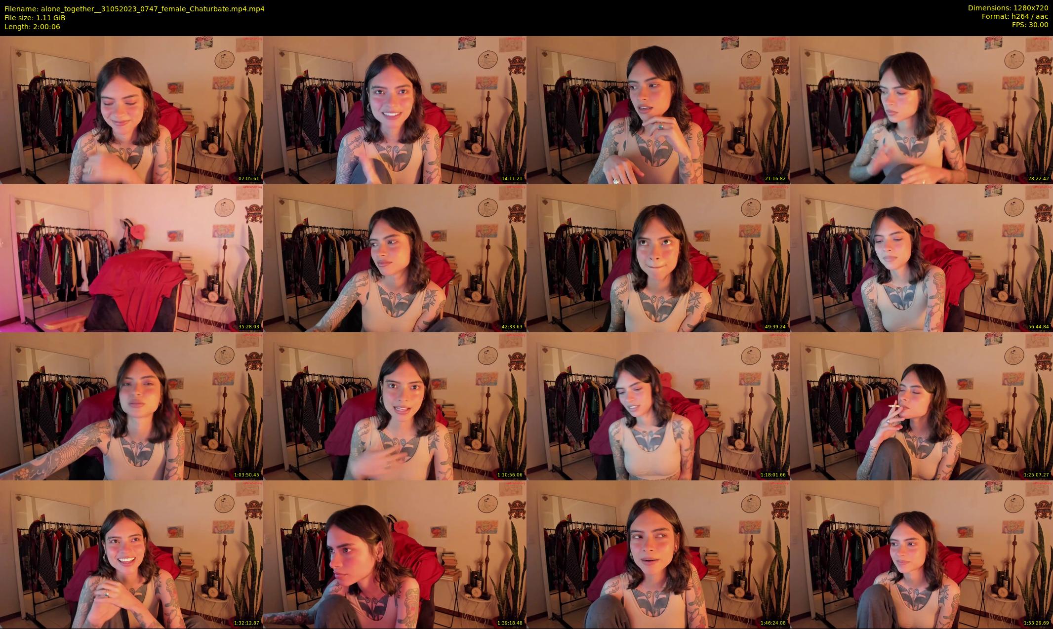 alone_together_ — 121 minute Chaturbate female cam show recording, 720p, May 31, 2023