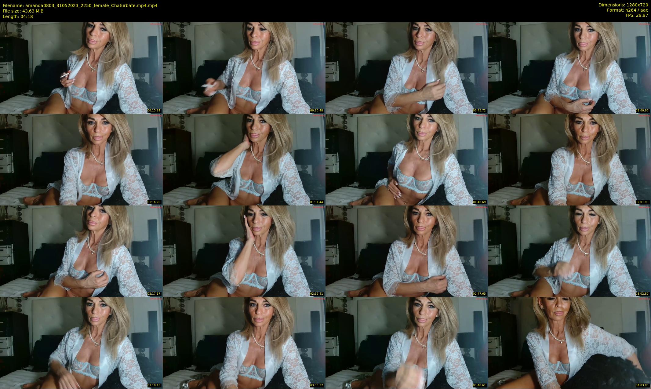 amanda0803 — 5 minute Chaturbate female cam show recording, 720p, May 31, 2023