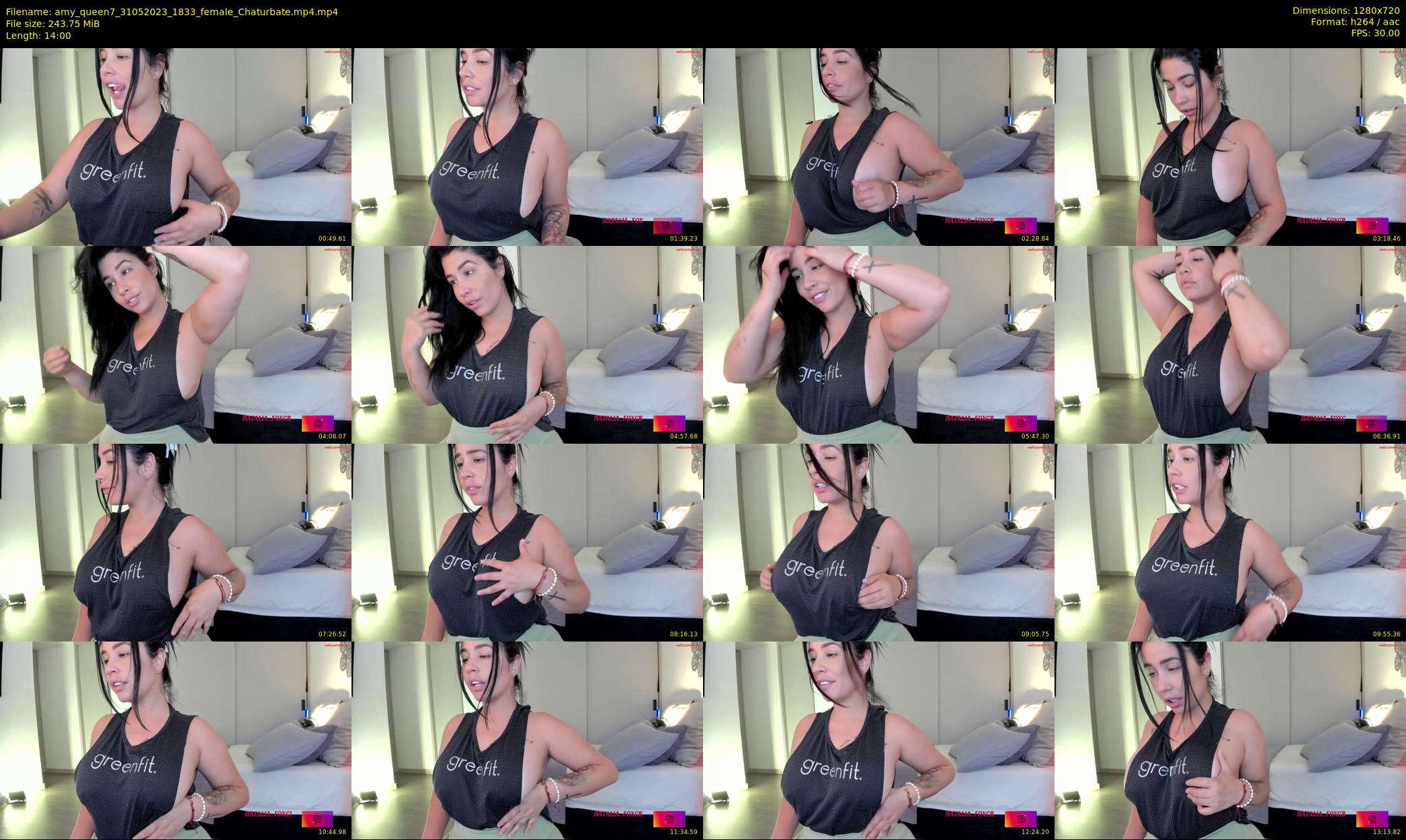 amy_queen7 — 14 minute Chaturbate female cam show recording, 720p, May 31, 2023
