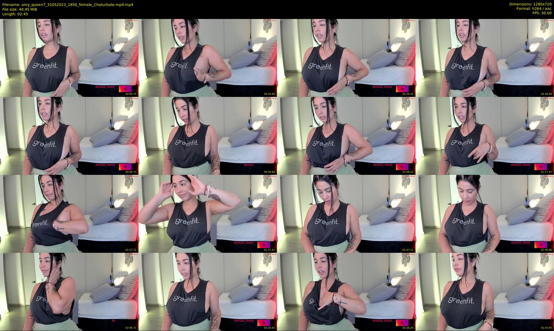 amy_queen7 — 3 minute Chaturbate female cam show recording, 720p, May 31, 2023