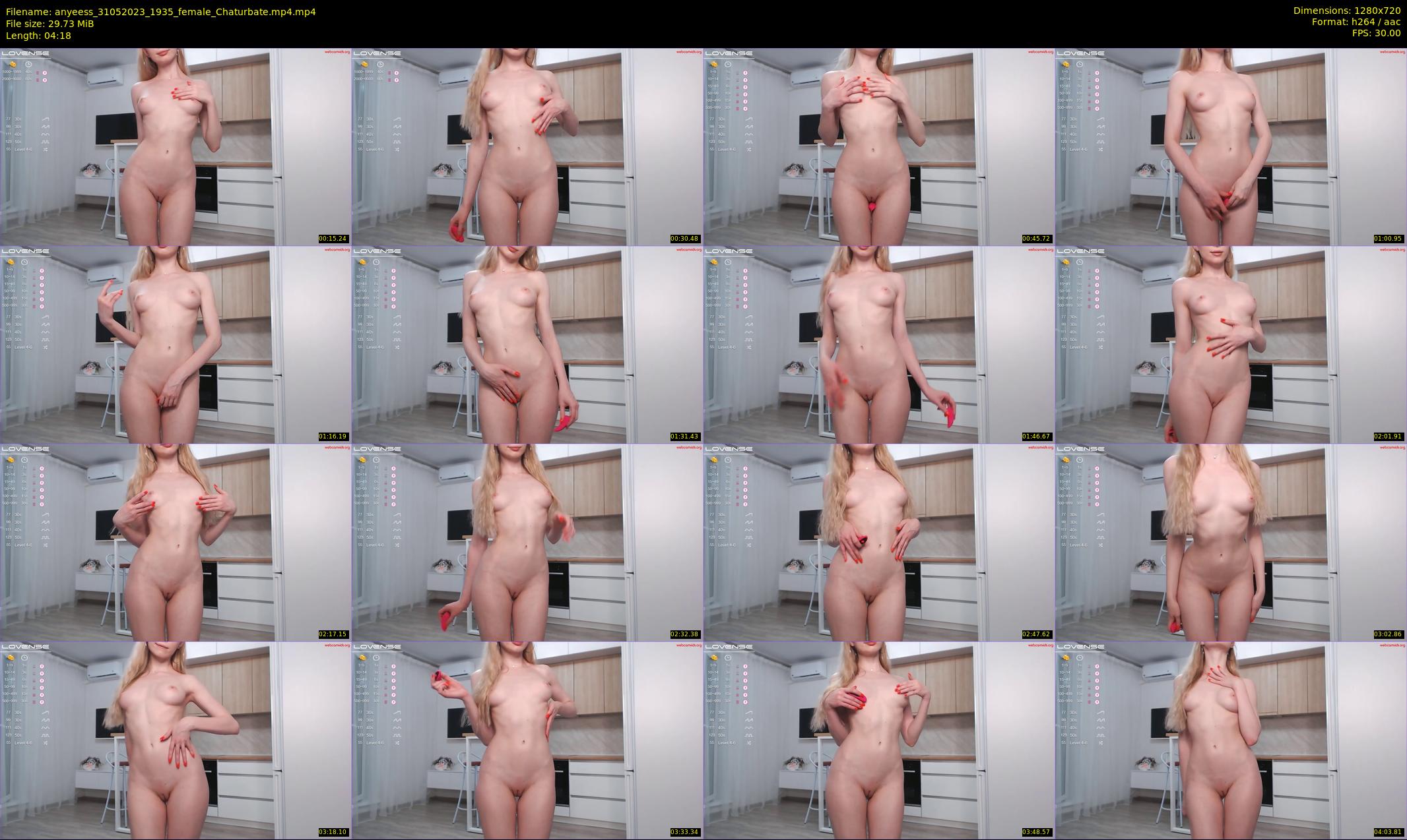 anyeess — 5 minute Chaturbate female cam show recording, 720p, May 31, 2023
