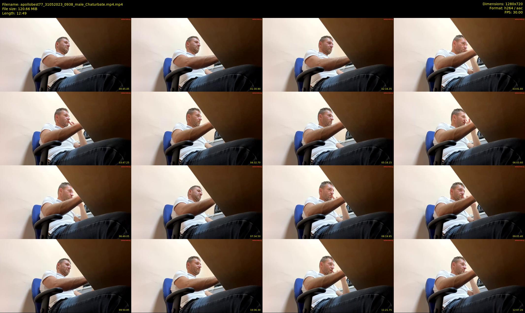 apollobest77 — 13 minute Chaturbate male cam show recording, 720p, May 31, 2023