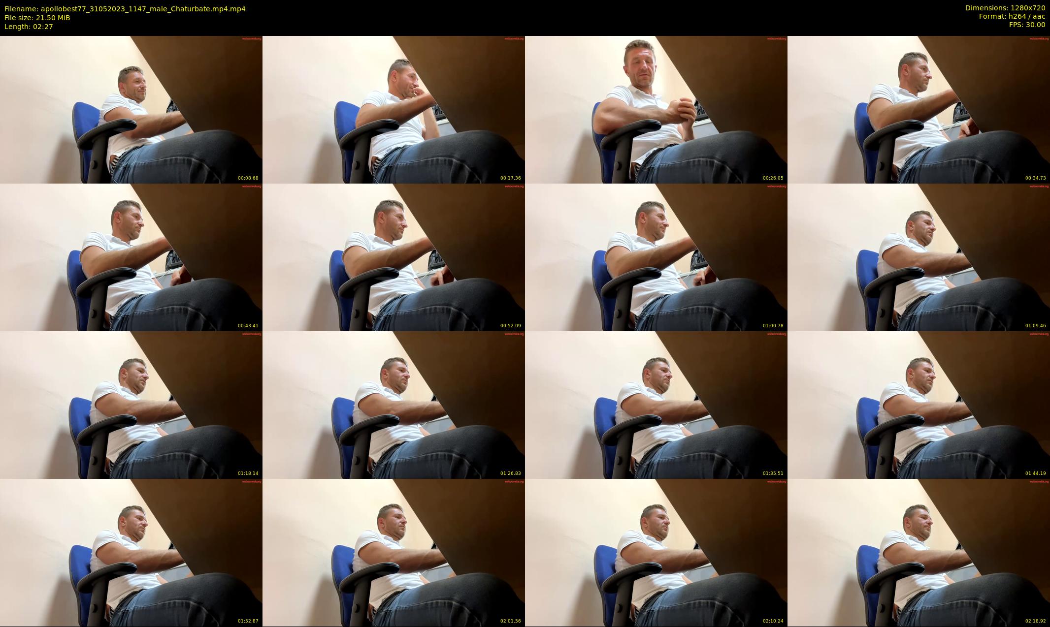 apollobest77 — 3 minute Chaturbate male cam show recording, 720p, May 31, 2023