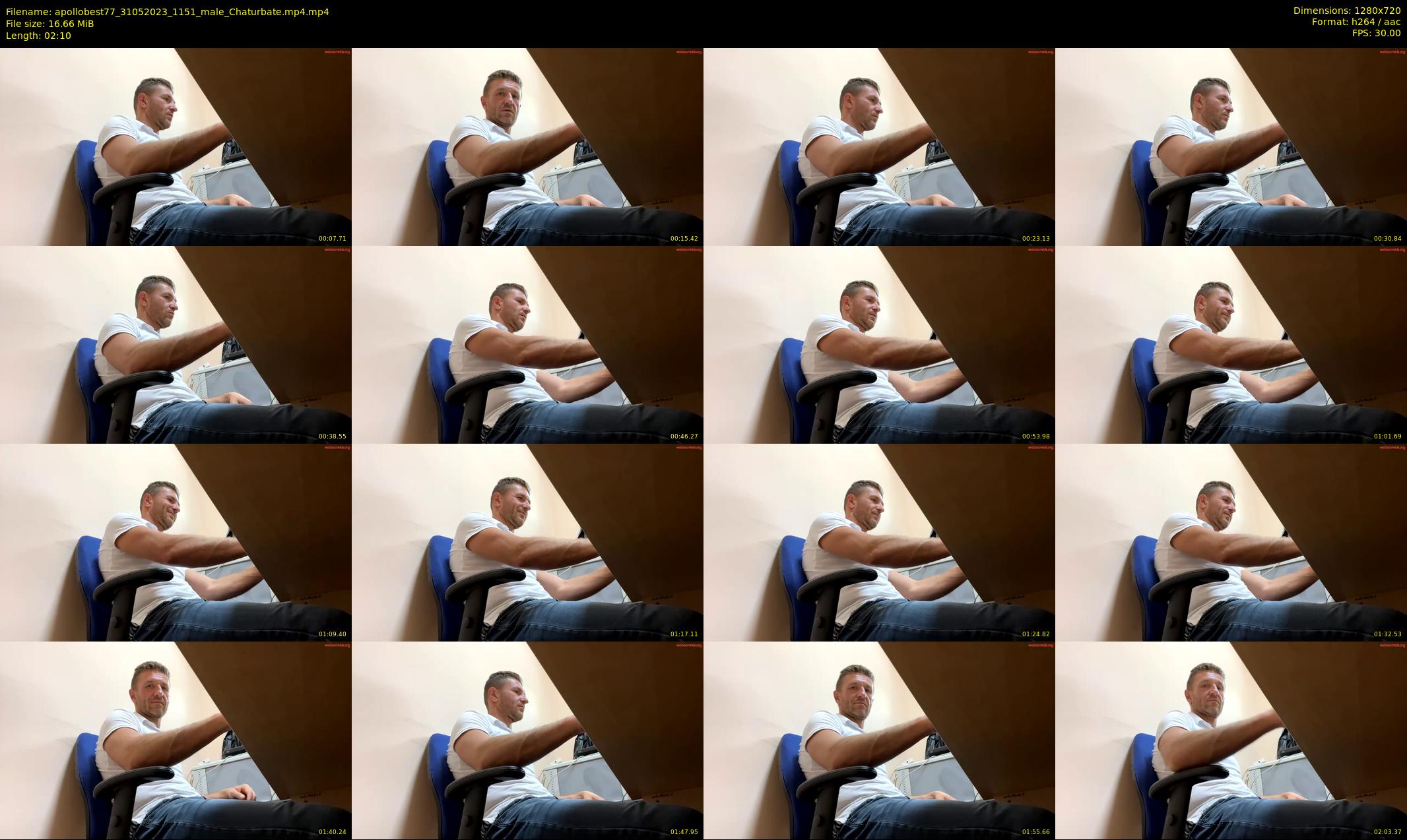 apollobest77 — 3 minute Chaturbate male cam show recording, 720p, May 31, 2023