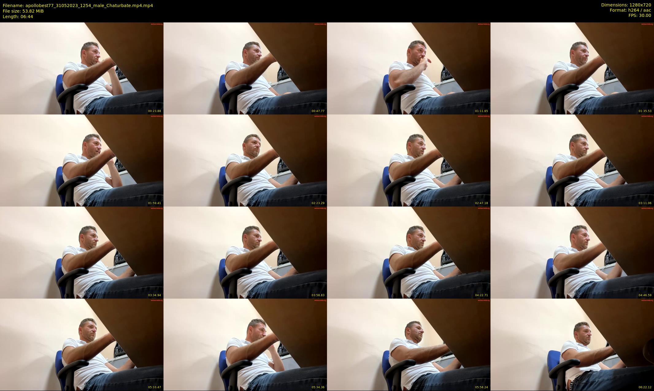 apollobest77 — 7 minute Chaturbate male cam show recording, 720p, May 31, 2023