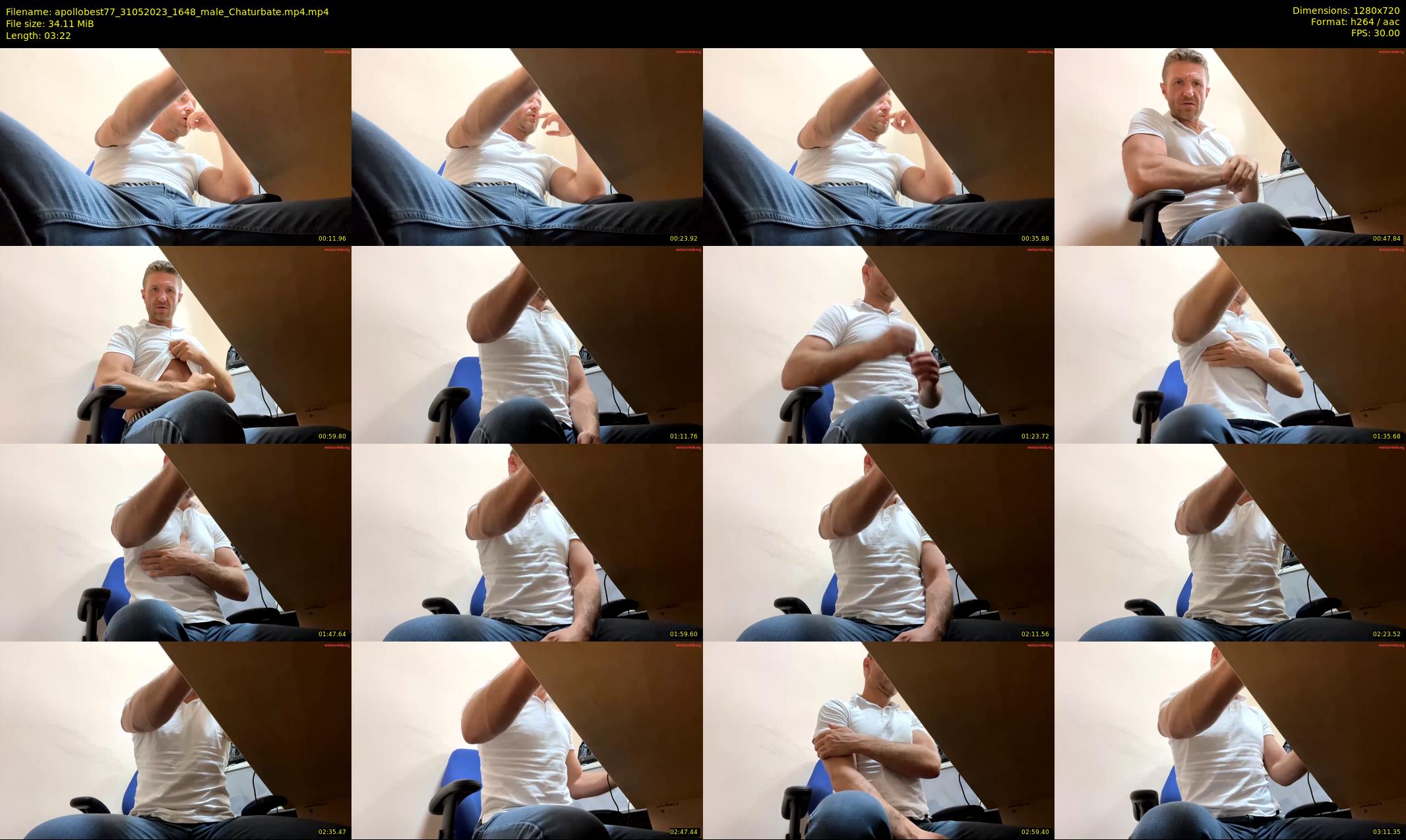 apollobest77 — 4 minute Chaturbate male cam show recording, 720p, May 31, 2023