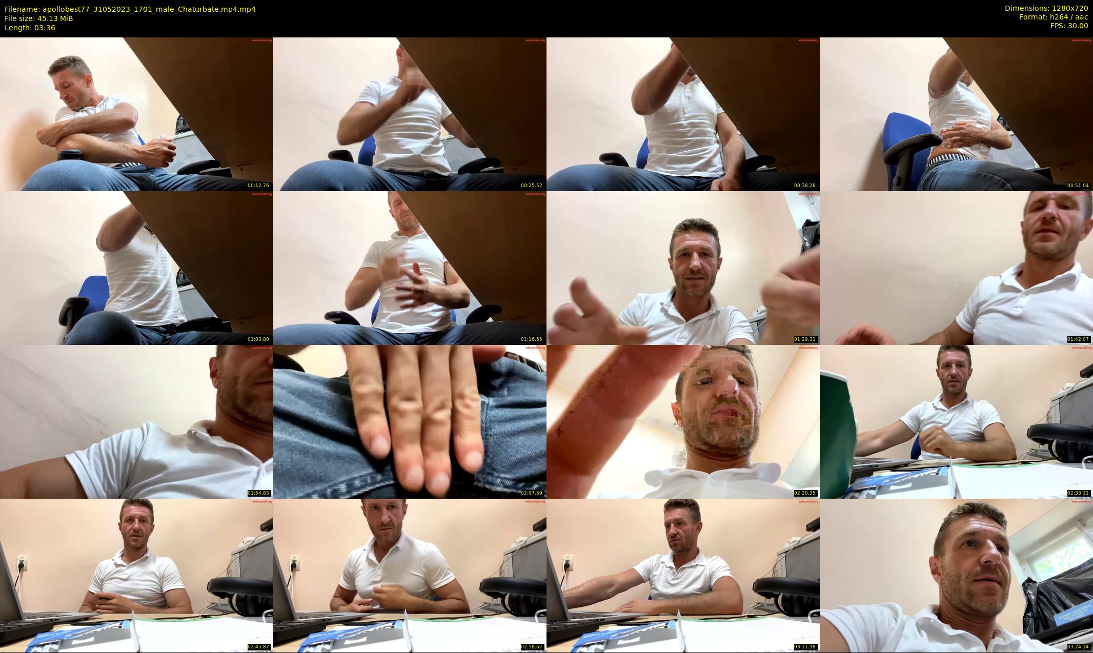 apollobest77 — 4 minute Chaturbate male cam show recording, 720p, May 31, 2023