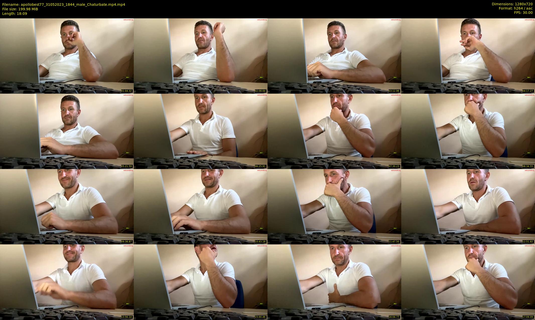 apollobest77 — 19 minute Chaturbate male cam show recording, 720p, May 31, 2023