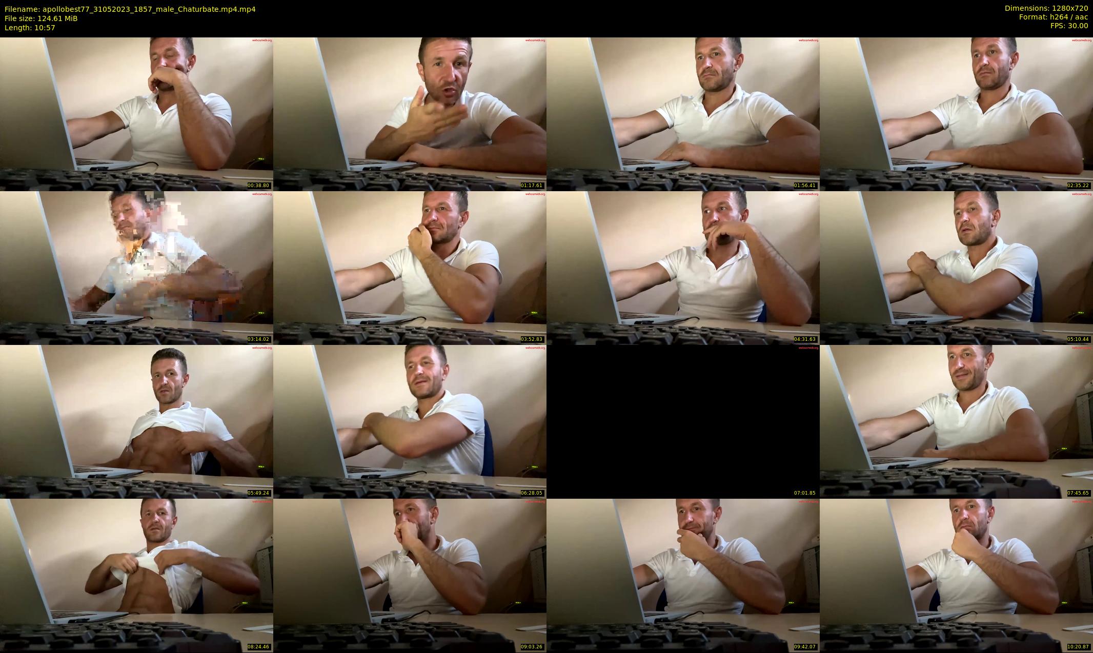 apollobest77 — 11 minute Chaturbate male cam show recording, 720p, May 31, 2023