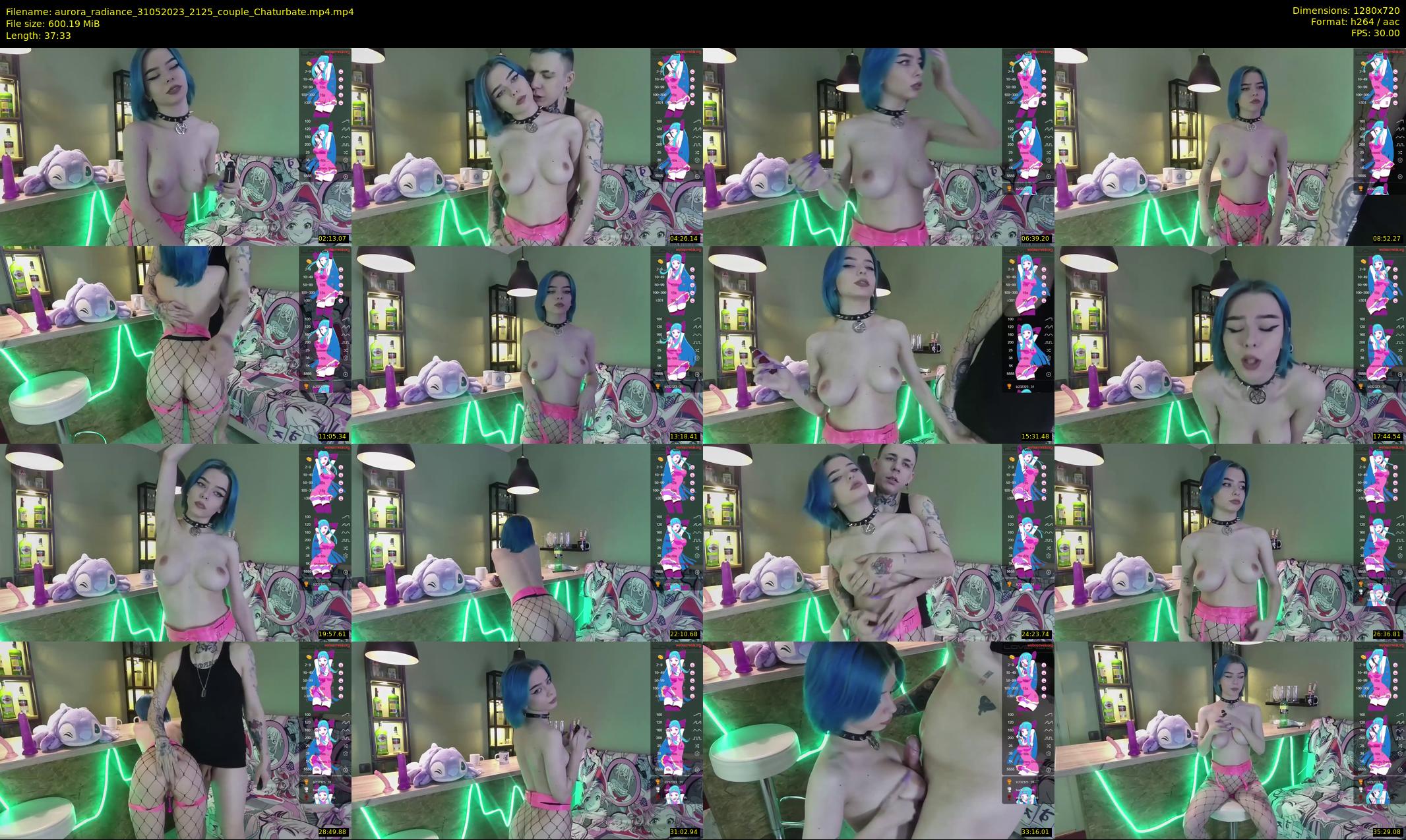 aurora_radiance — 38 minute Chaturbate couple cam show recording, 720p, May 31, 2023