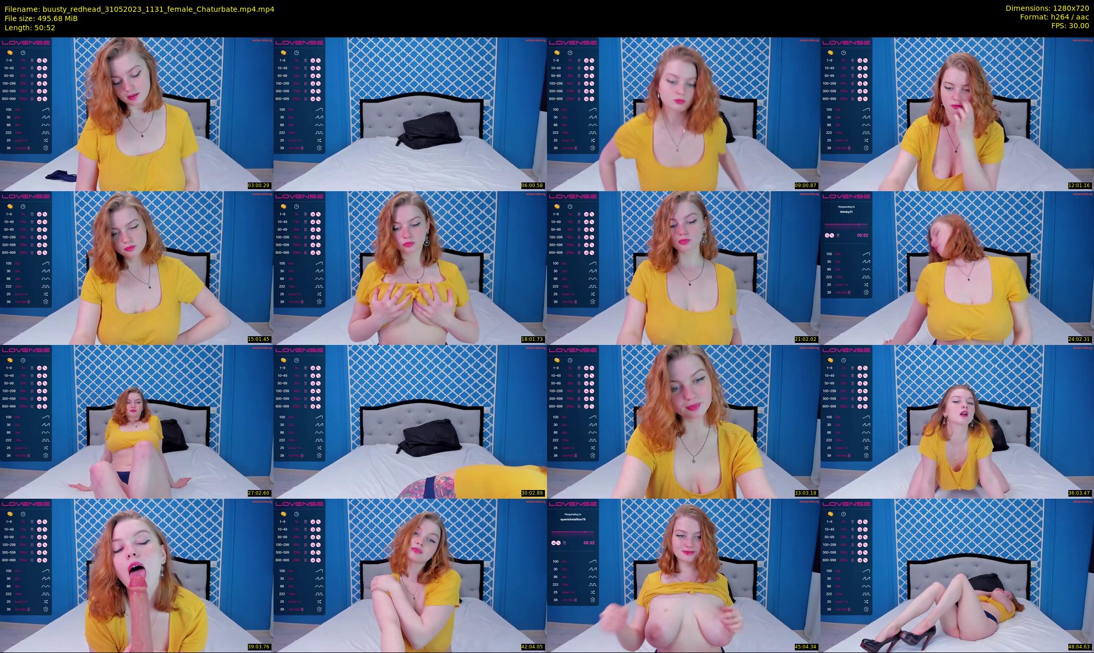 buusty_redhead — 51 minute Chaturbate female cam show recording, 720p, May 31, 2023
