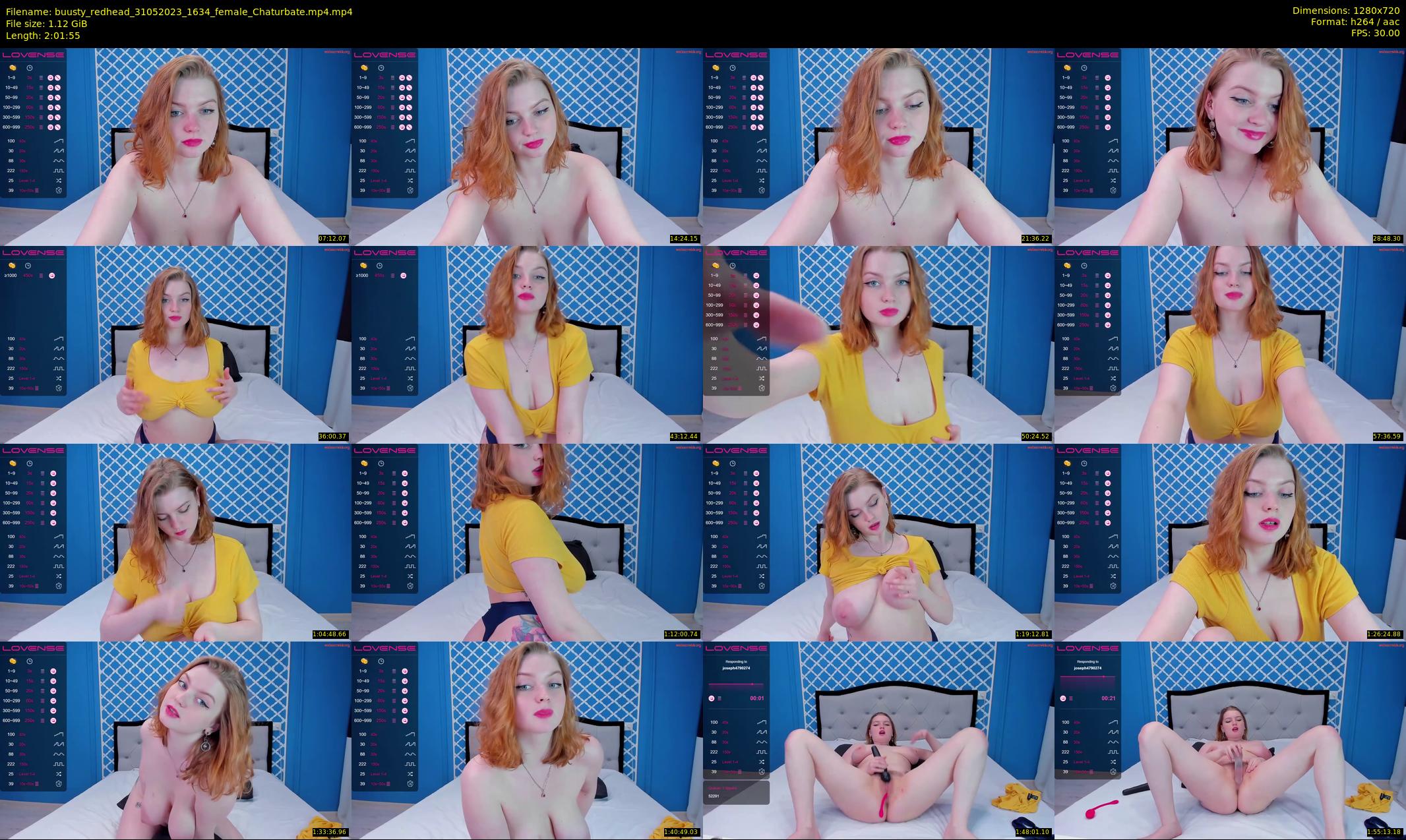 buusty_redhead — 122 minute Chaturbate female cam show recording, 720p, May 31, 2023