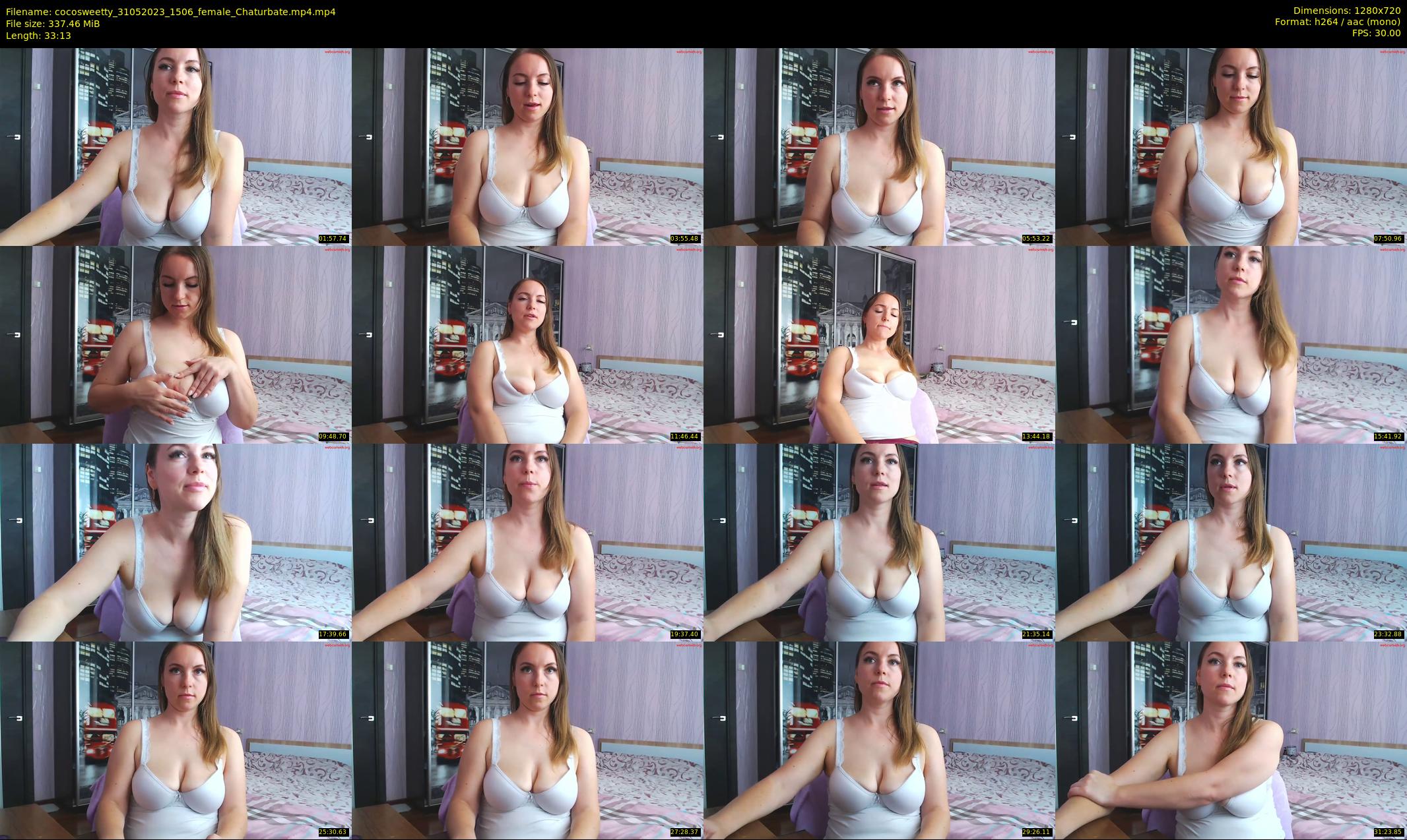 cocosweetty — 34 minute Chaturbate female cam show recording, 720p, May 31, 2023