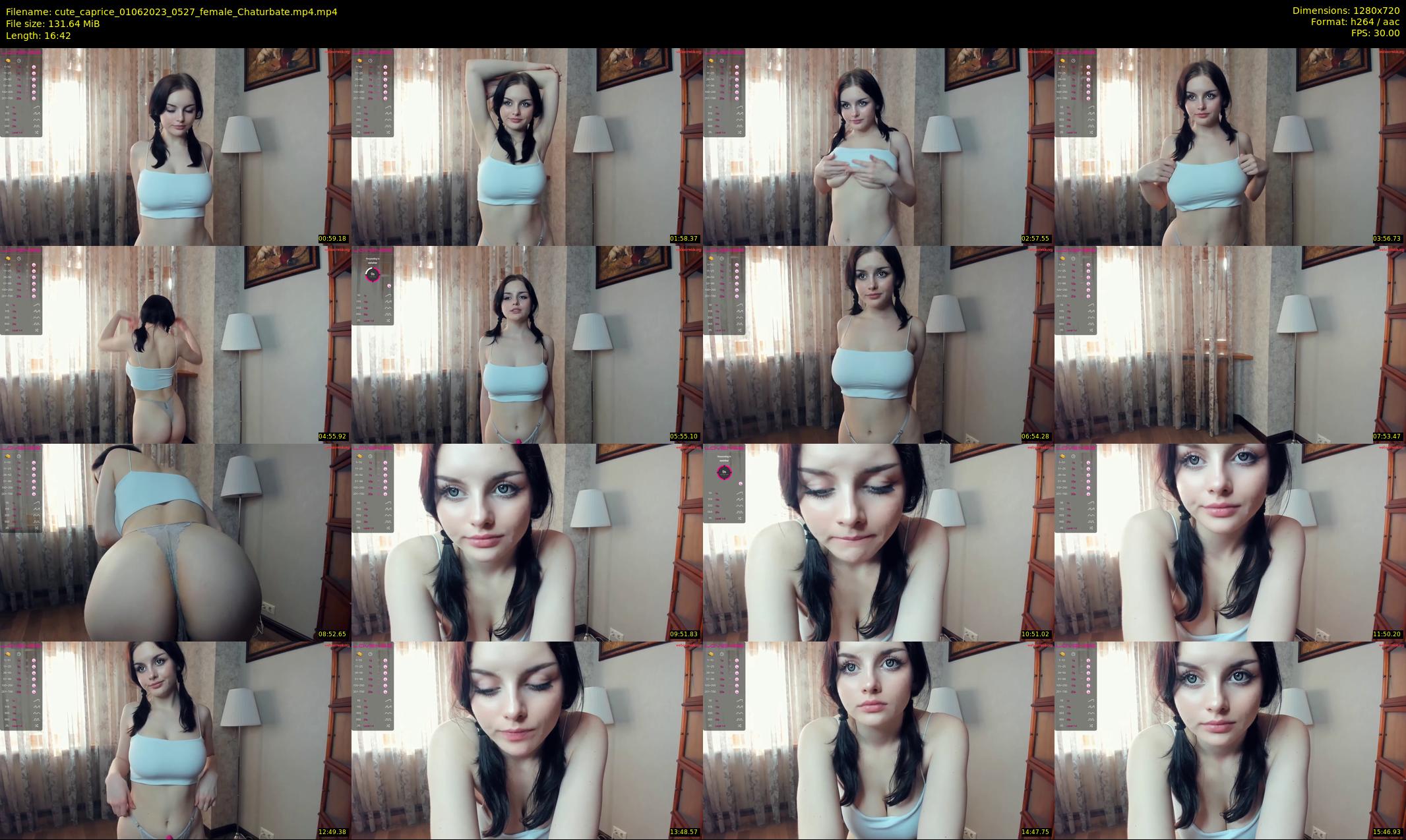 cute_caprice — 17 minute Chaturbate female cam show recording, 720p, Jun 1, 2023