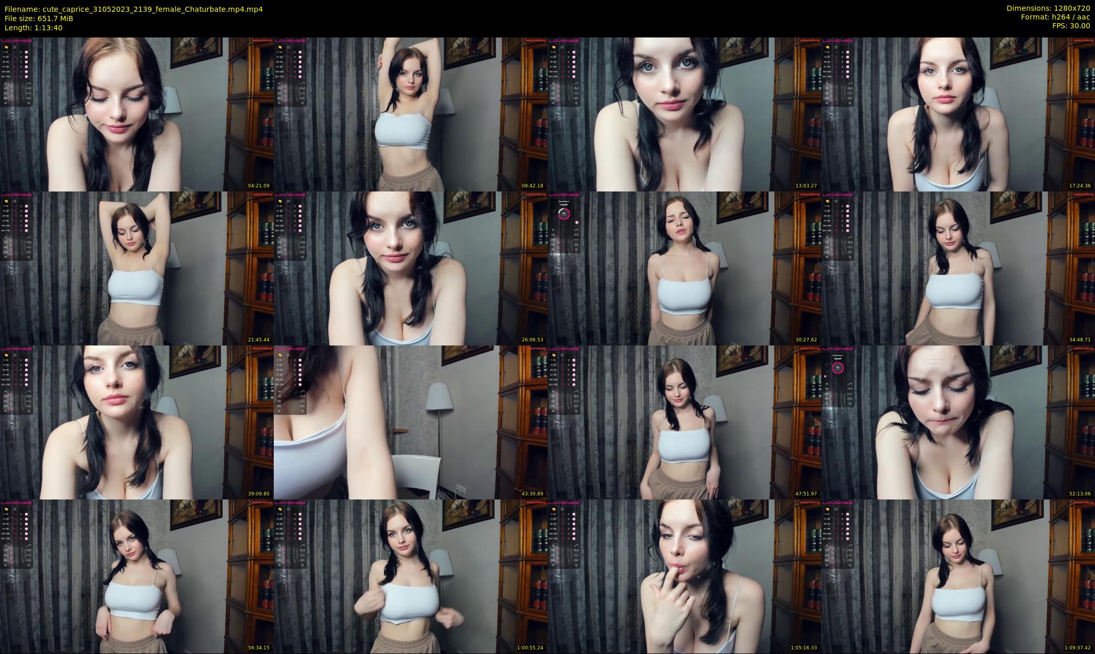 cute_caprice — 74 minute Chaturbate female cam show recording, 720p, May 31, 2023