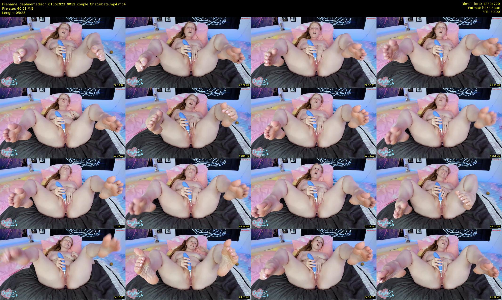 daphnemadison — 6 minute Chaturbate couple cam show recording, 720p, Jun 1, 2023