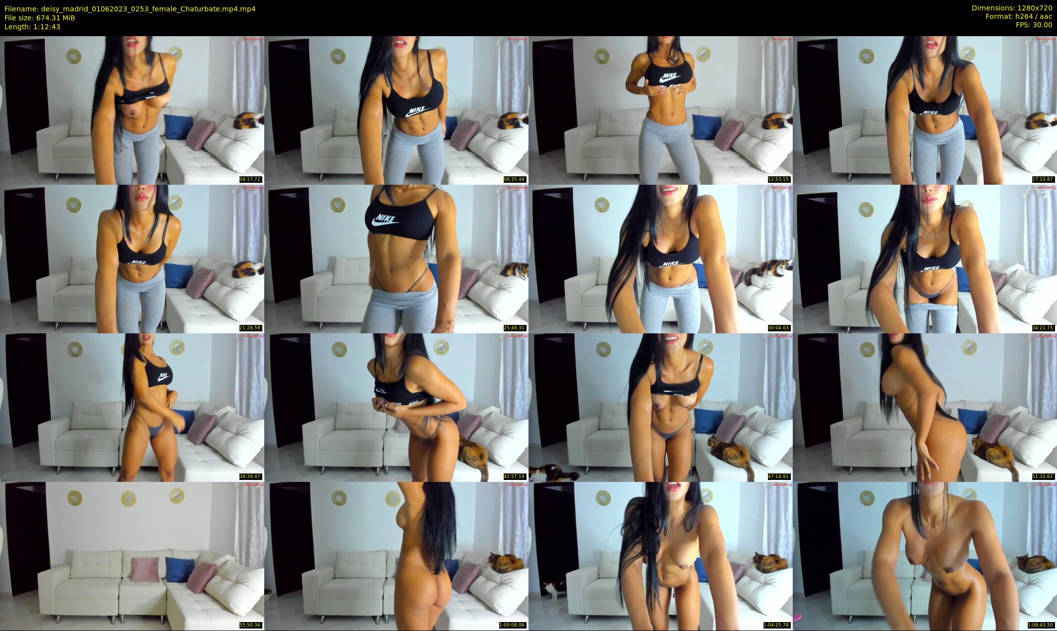 deisy_madrid — 73 minute Chaturbate female cam show recording, 720p, Jun 1, 2023