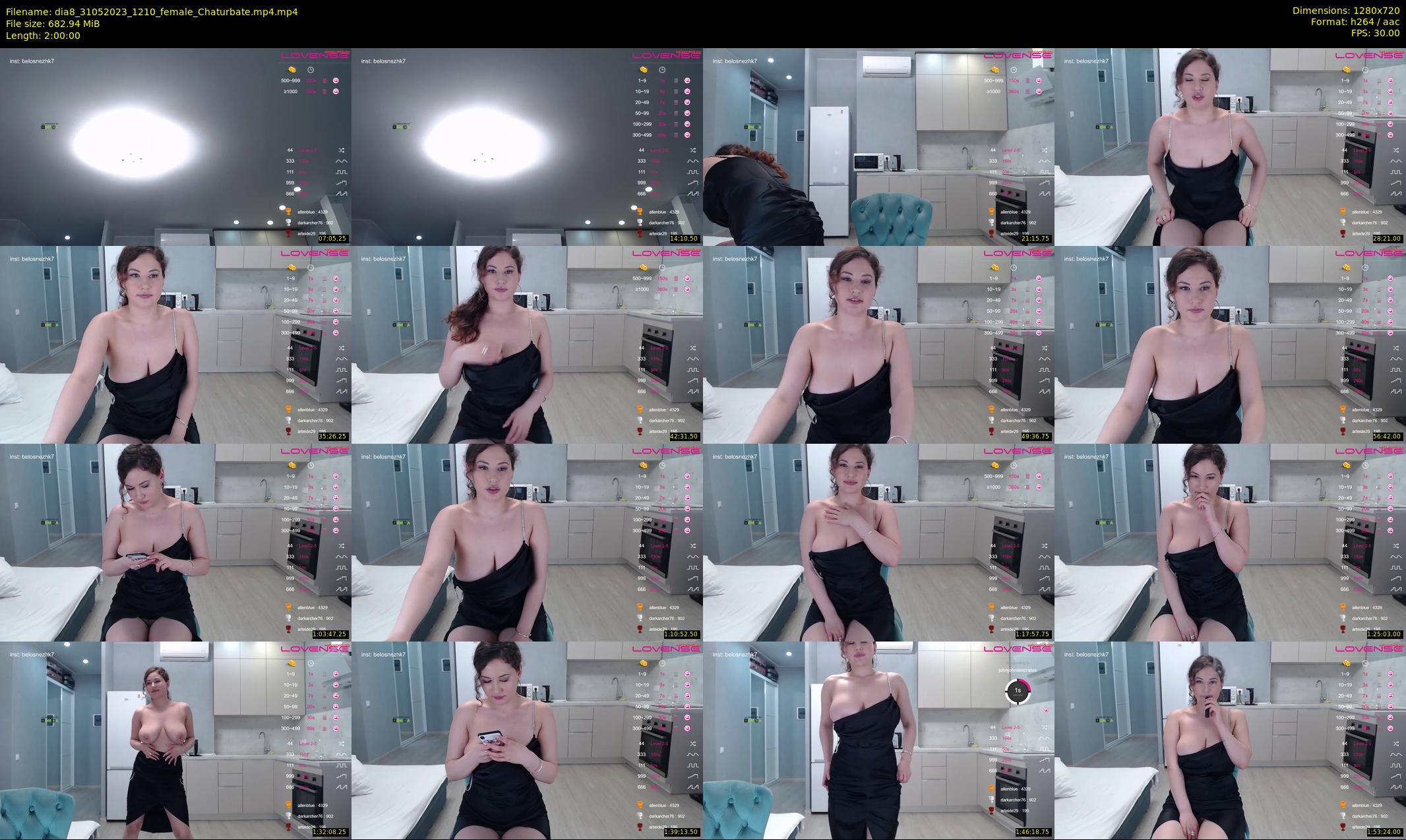 dia8 — 120 minute Chaturbate female cam show recording, 720p, May 31, 2023