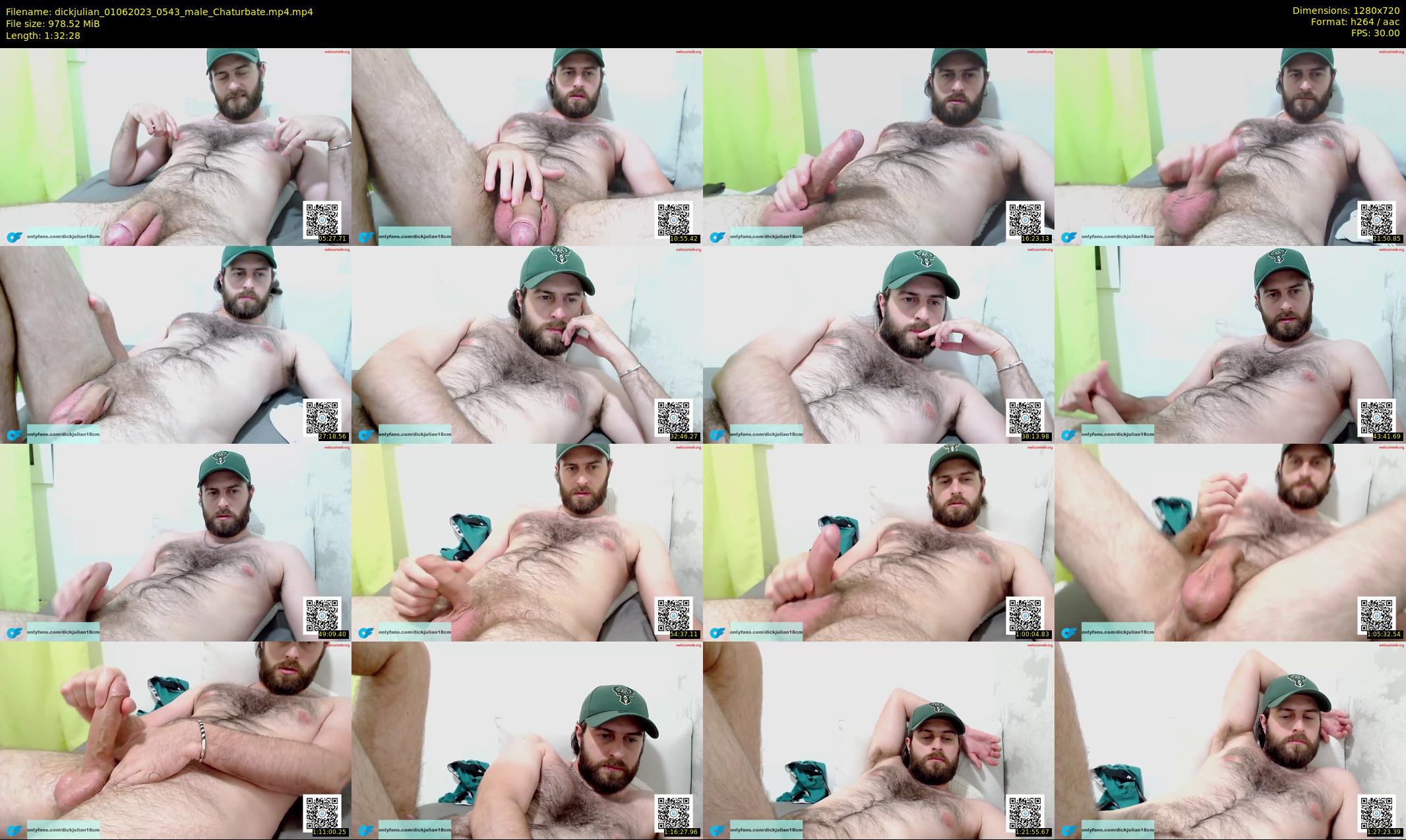 dickjulian — 93 minute Chaturbate male cam show recording, 720p, Jun 1, 2023