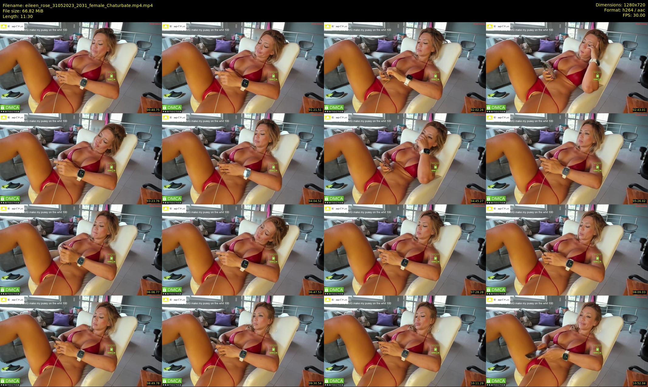 eileen_rose — 12 minute Chaturbate female cam show recording, 720p, May 31, 2023