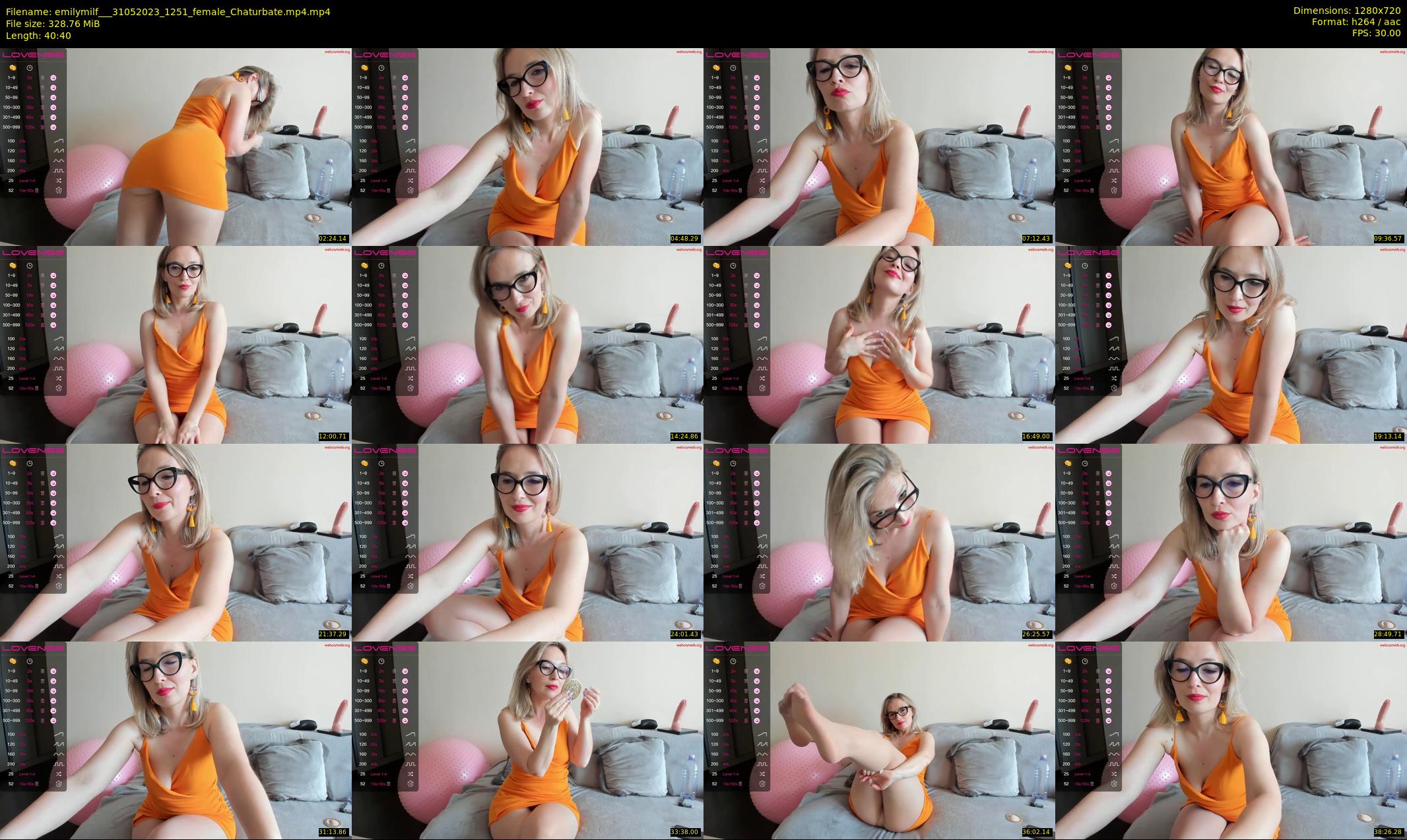emilymilf__ — 41 minute Chaturbate female cam show recording, 720p, May 31, 2023