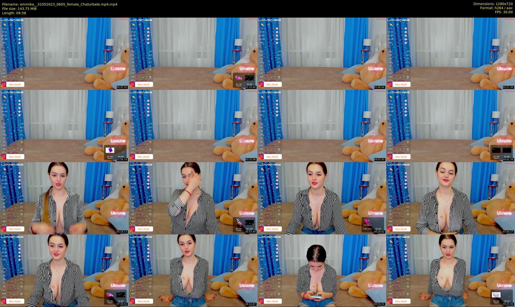 emmika_ — 10 minute Chaturbate female cam show recording, 720p, May 31, 2023