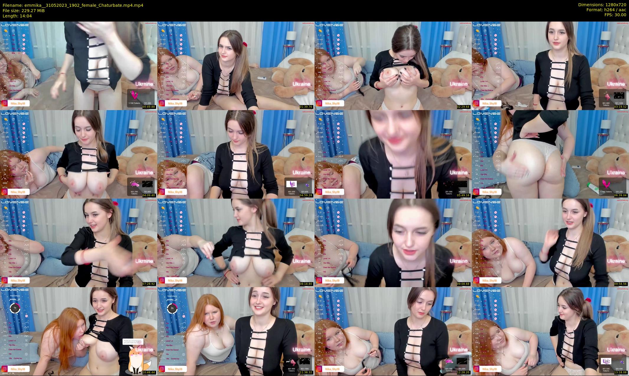 emmika_ — 15 minute Chaturbate female cam show recording, 720p, May 31, 2023