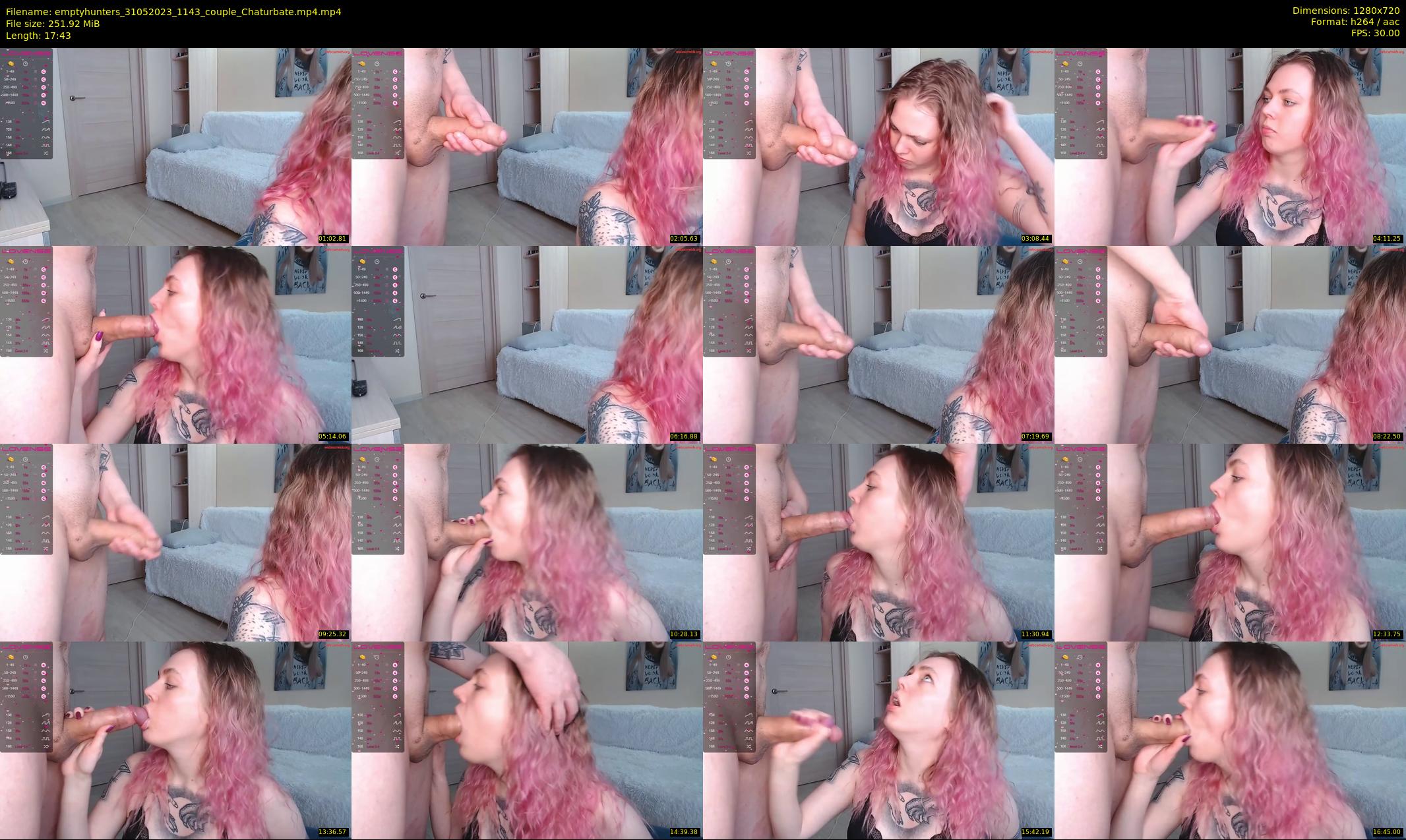 emptyhunters — 18 minute Chaturbate couple cam show recording, 720p, May 31, 2023