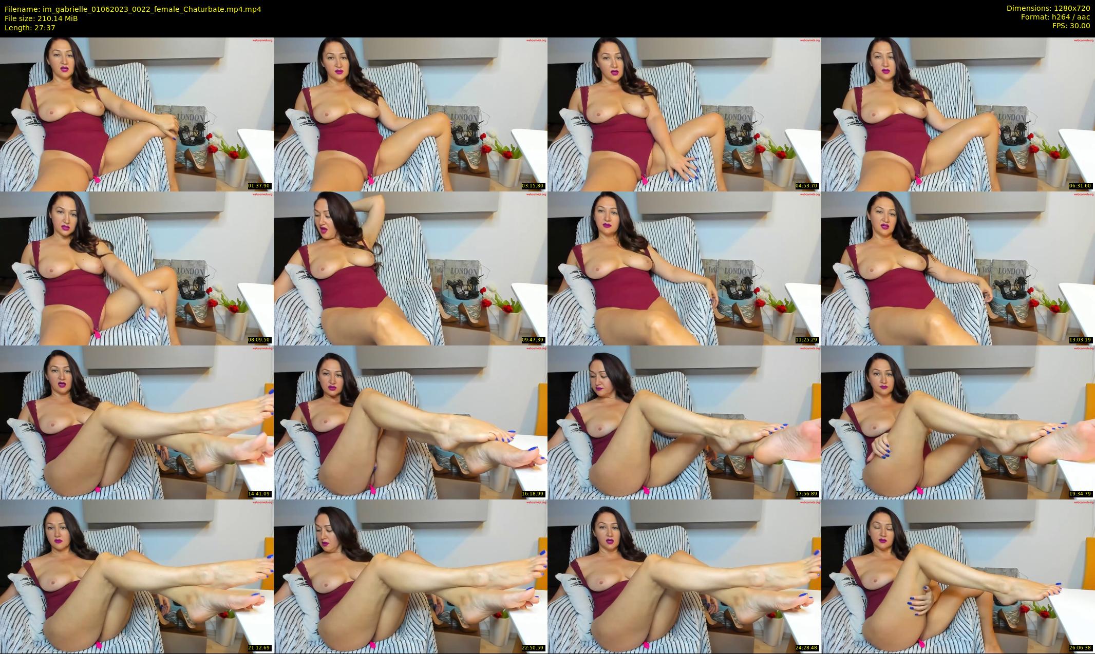 im_gabrielle — 28 minute Chaturbate female cam show recording, 720p, Jun 1, 2023