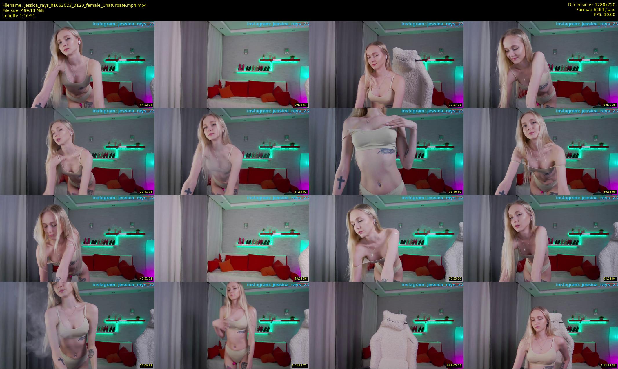 jessica_rays — 77 minute Chaturbate couple cam show recording, 720p, Jun 1, 2023