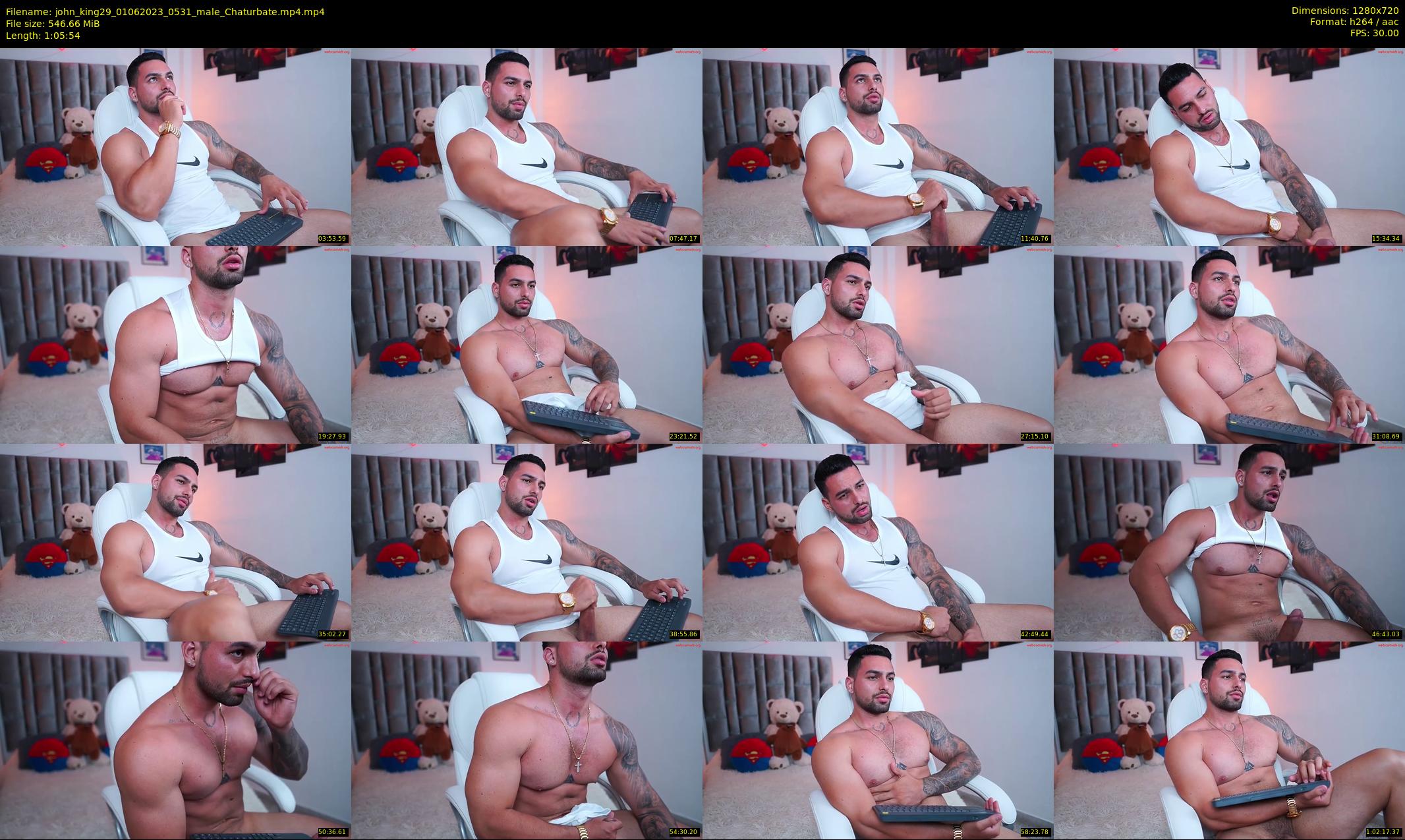 john_king29 — 66 minute Chaturbate male cam show recording, 720p, Jun 1, 2023