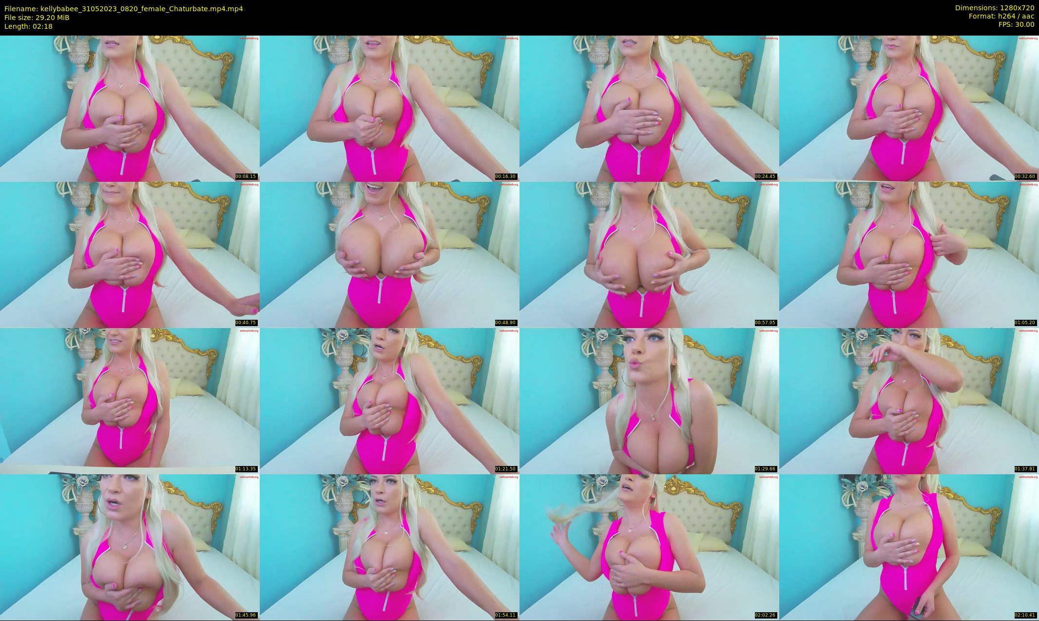 kellybabee — 3 minute Chaturbate female cam show recording, 720p, May 31, 2023