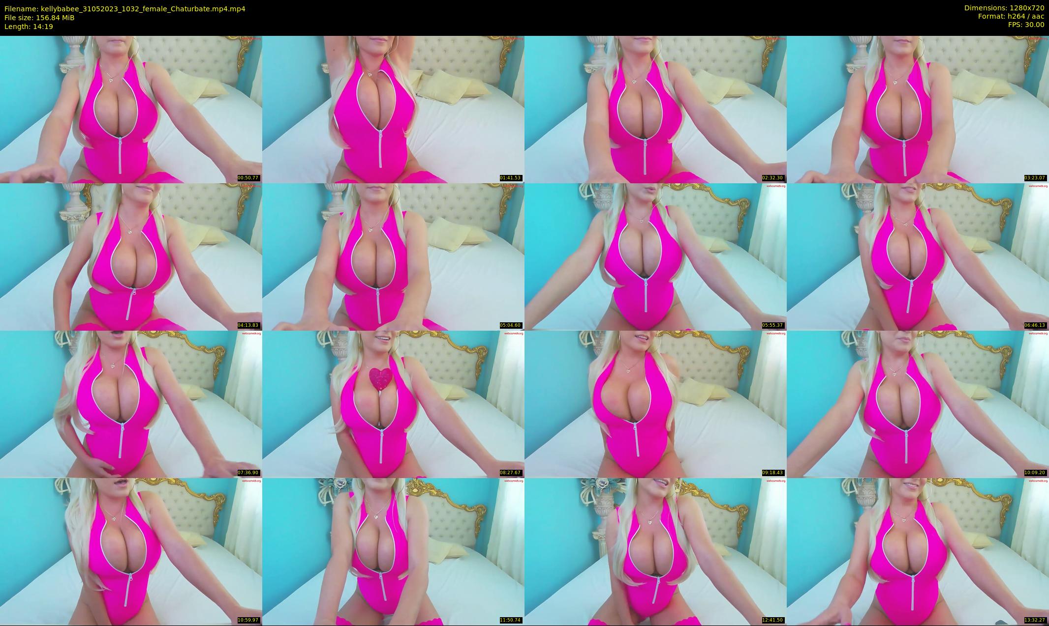 kellybabee — 15 minute Chaturbate female cam show recording, 720p, May 31, 2023
