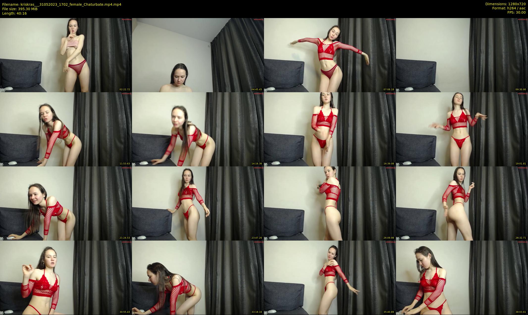 kriskras__ — 41 minute Chaturbate female cam show recording, 720p, May 31, 2023