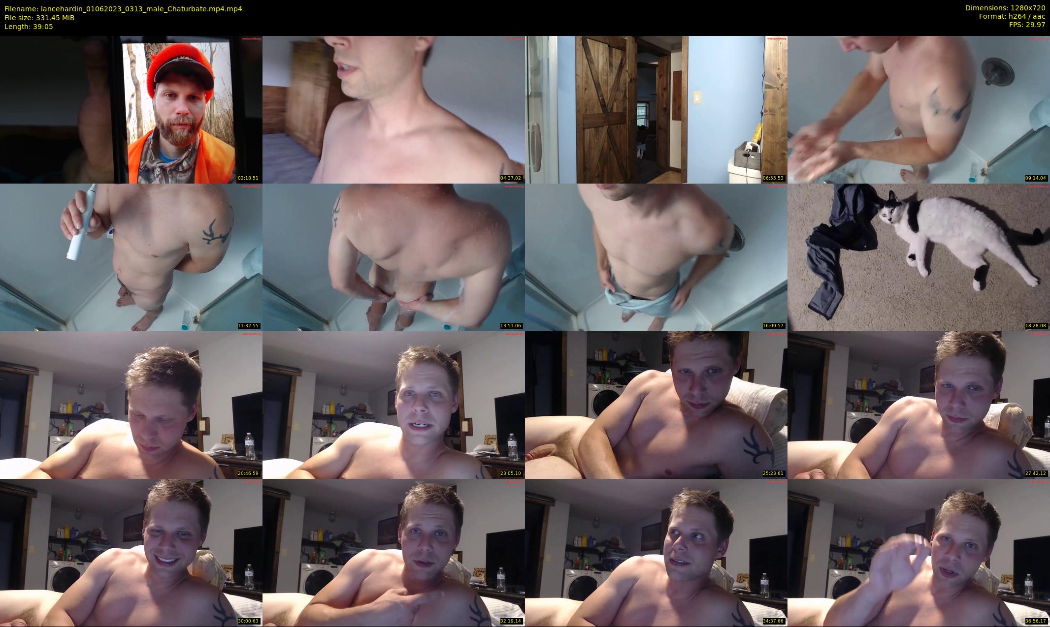 lancehardin — 40 minute Chaturbate male cam show recording, 720p, Jun 1, 2023