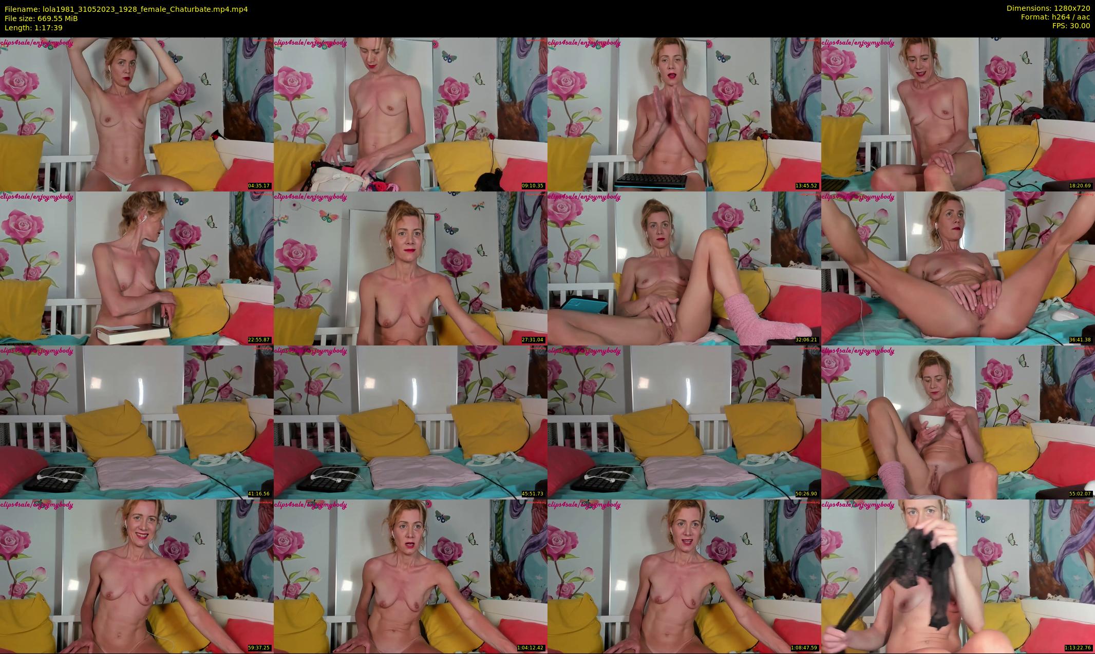 lola1981 — 78 minute Chaturbate female cam show recording, 720p, May 31, 2023