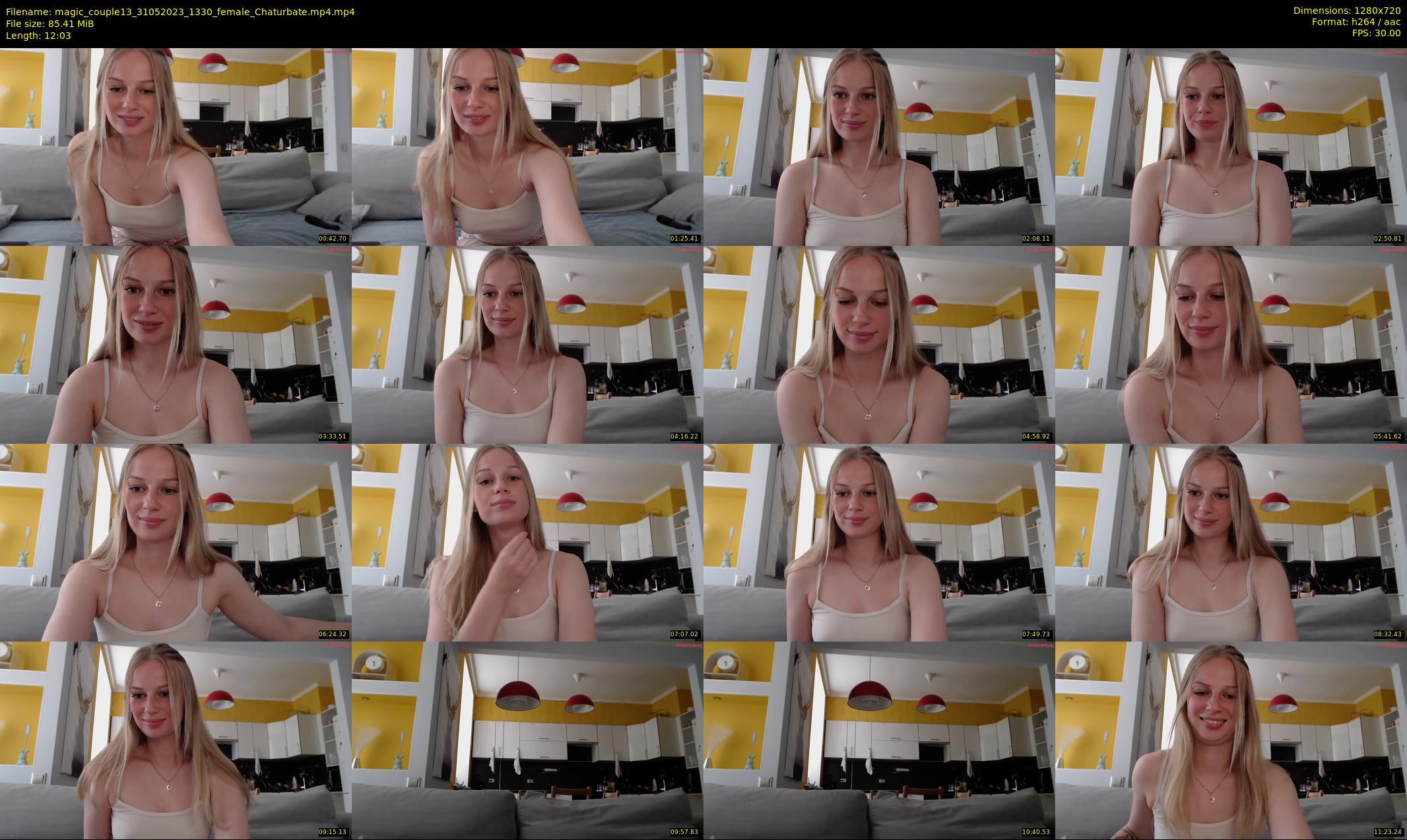magic_couple13 — 13 minute Chaturbate couple cam show recording, 720p, May 31, 2023