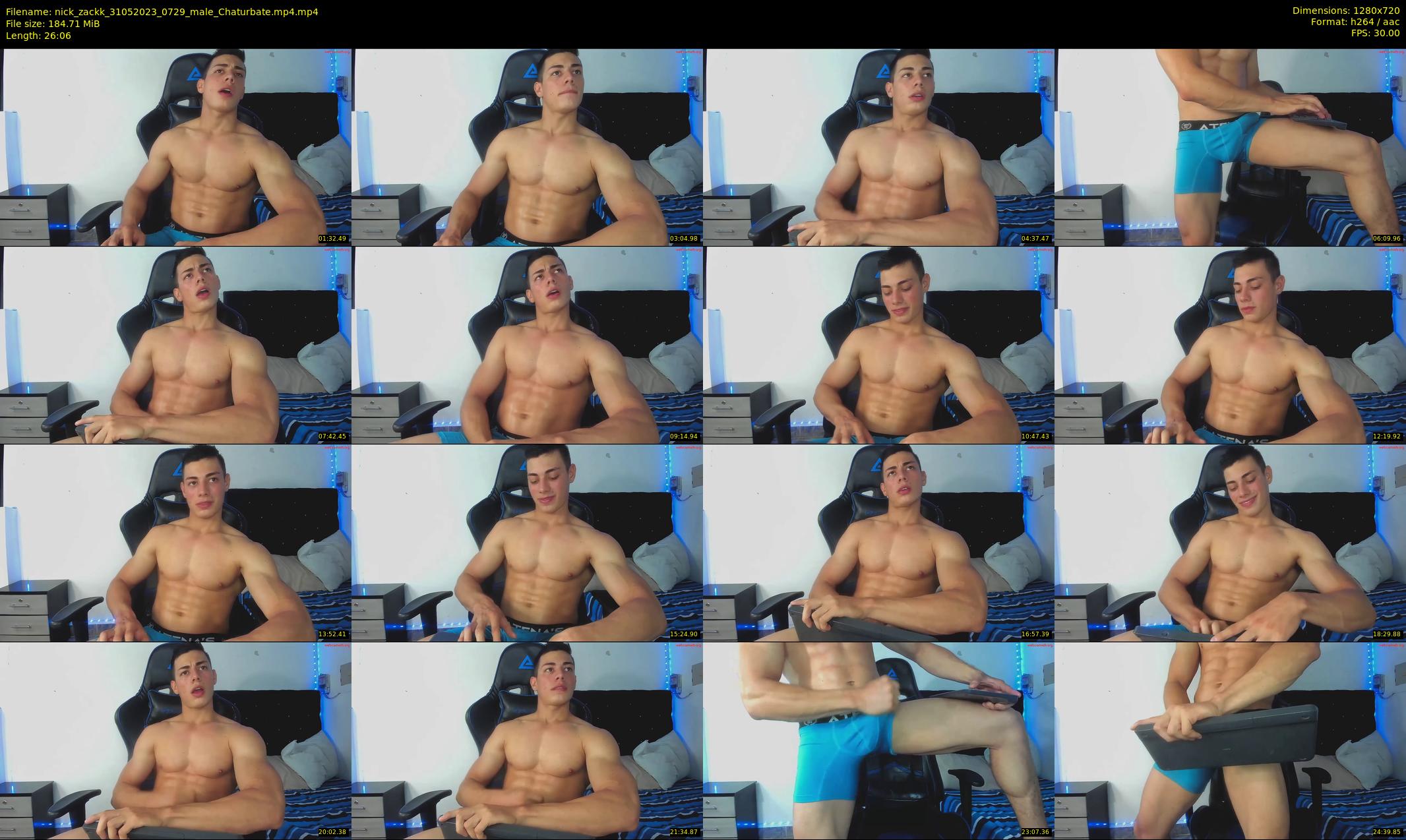nick_zackk — 27 minute Chaturbate male cam show recording, 720p, May 31, 2023