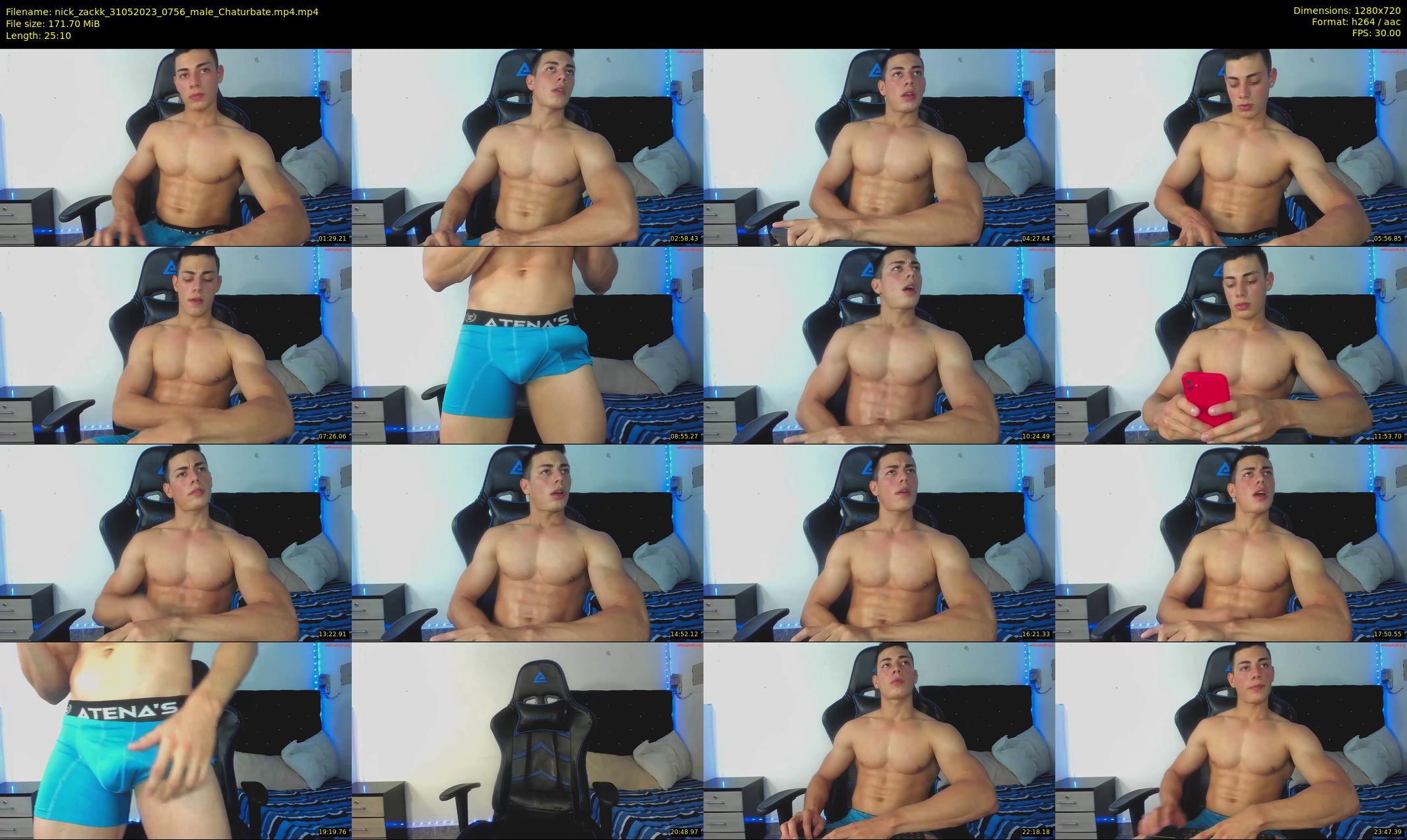 nick_zackk — 26 minute Chaturbate male cam show recording, 720p, May 31, 2023