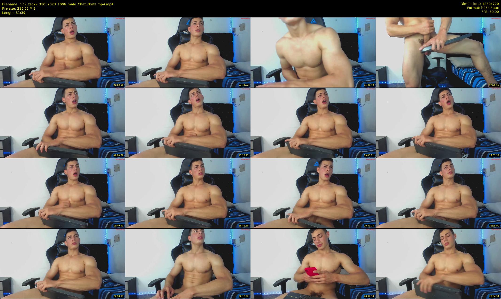 nick_zackk — 32 minute Chaturbate male cam show recording, 720p, May 31, 2023