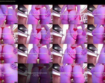 peachyym — 8 minute Chaturbate female cam show recording, 720p, May 31, 2023