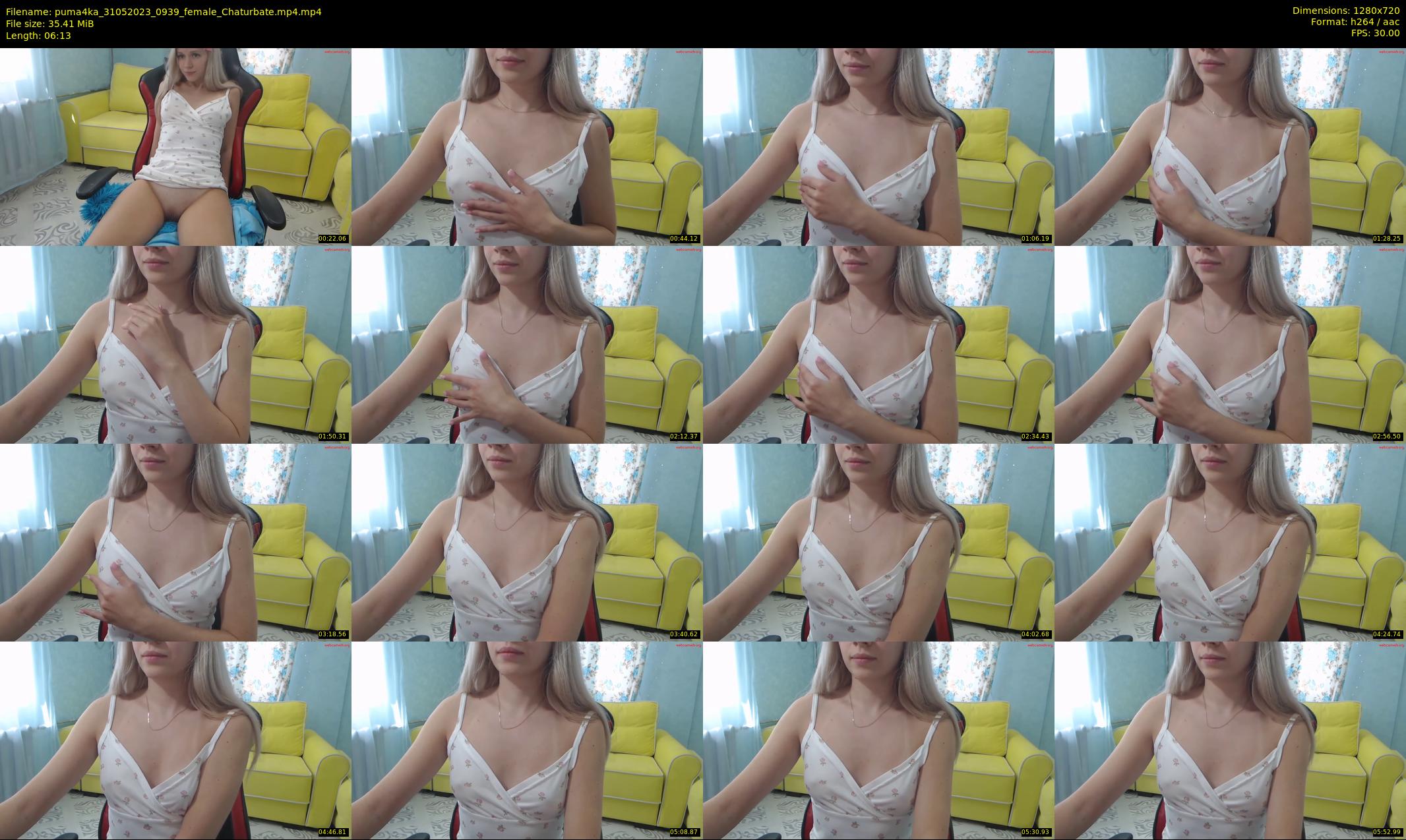 puma4ka — 7 minute Chaturbate female cam show recording, 720p, May 31, 2023