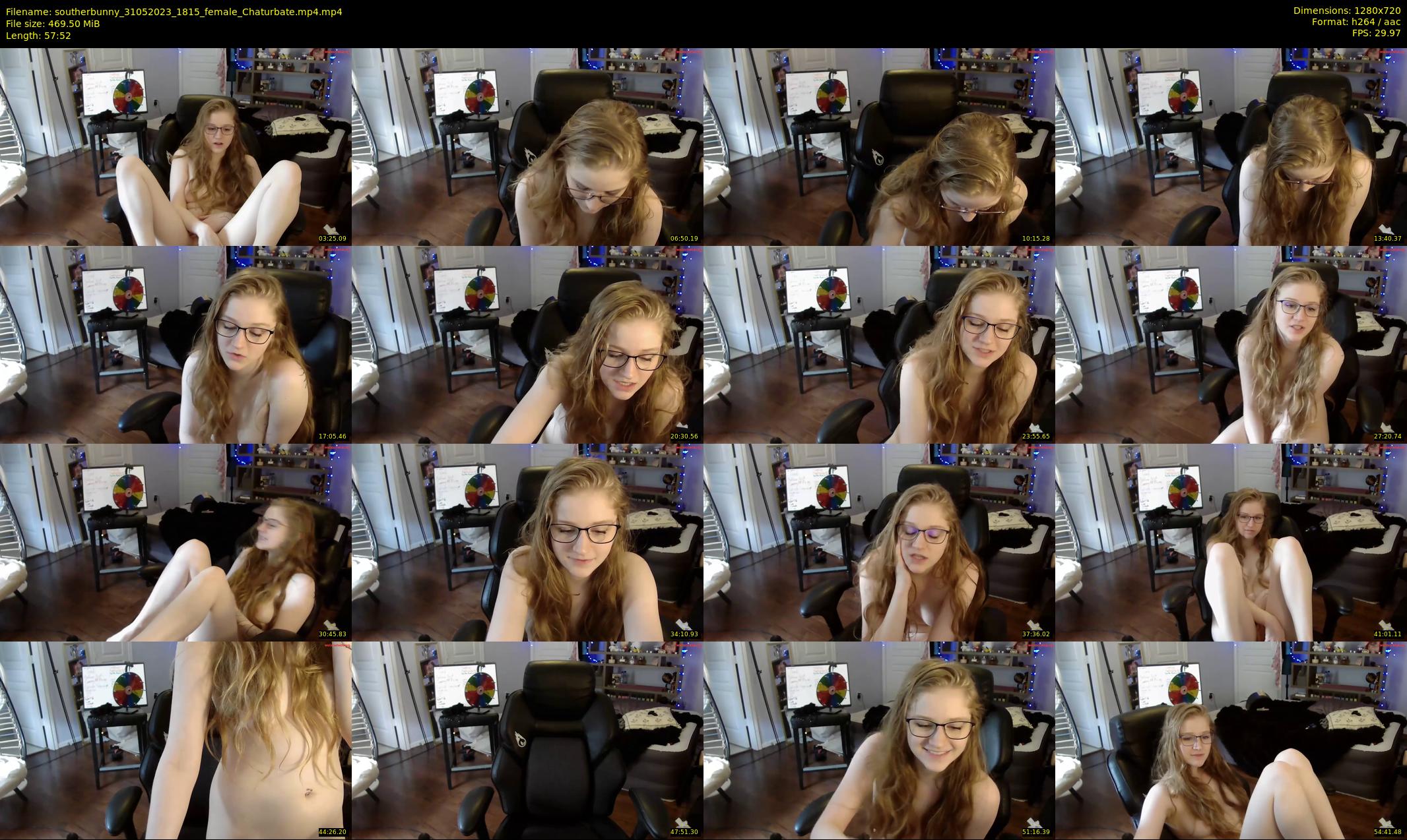 southerbunny — 58 minute Chaturbate female cam show recording, 720p, May 31, 2023